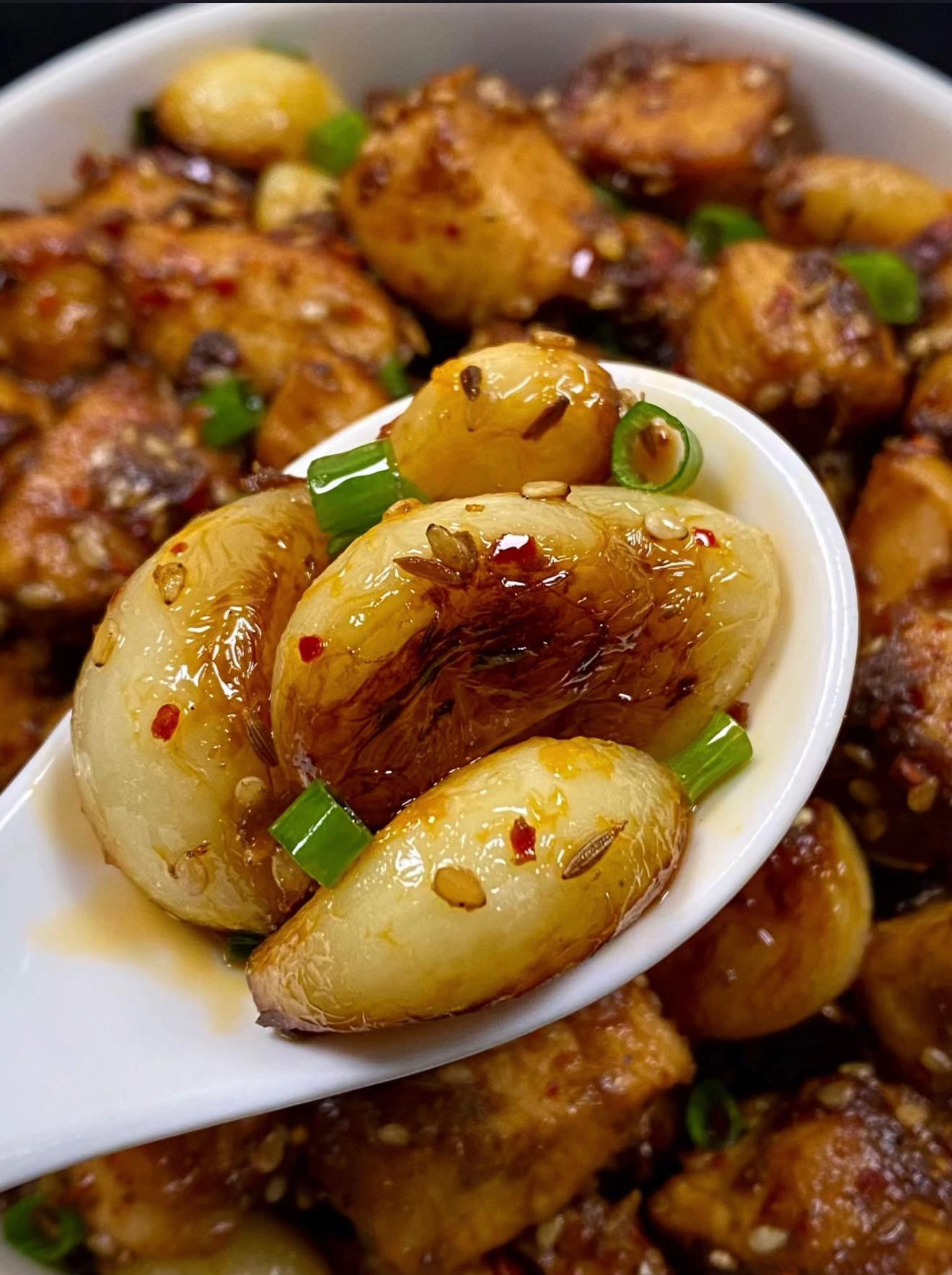 Gà Nướng Tỏi Mật Ong Thơm Lừng