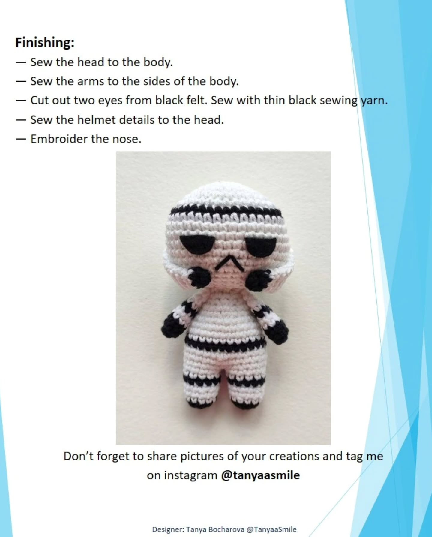 Galactic Crochet: Tiny Stormtrooper Delight