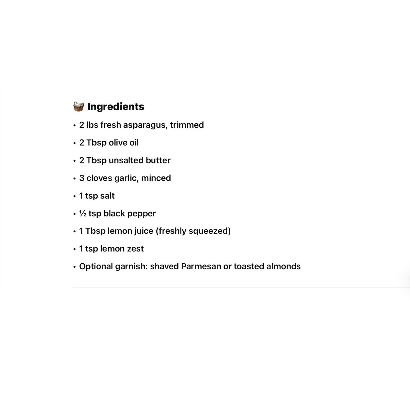 Garlic Butter Asparagus with a Zesty Lemon Twist