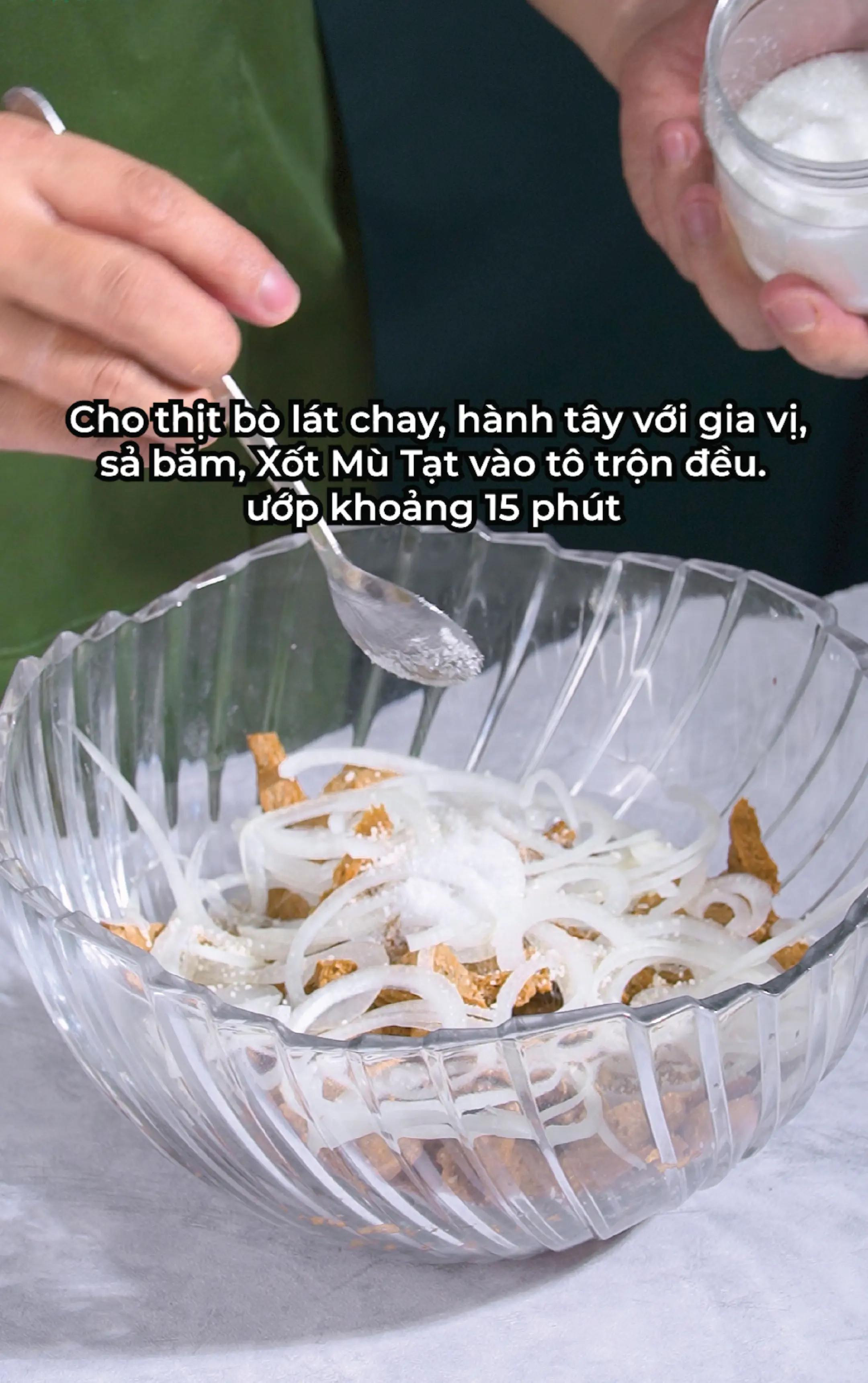 Gỏi Bò Né Thiên Lý Chay - Thanh Mát, Đậm Đà