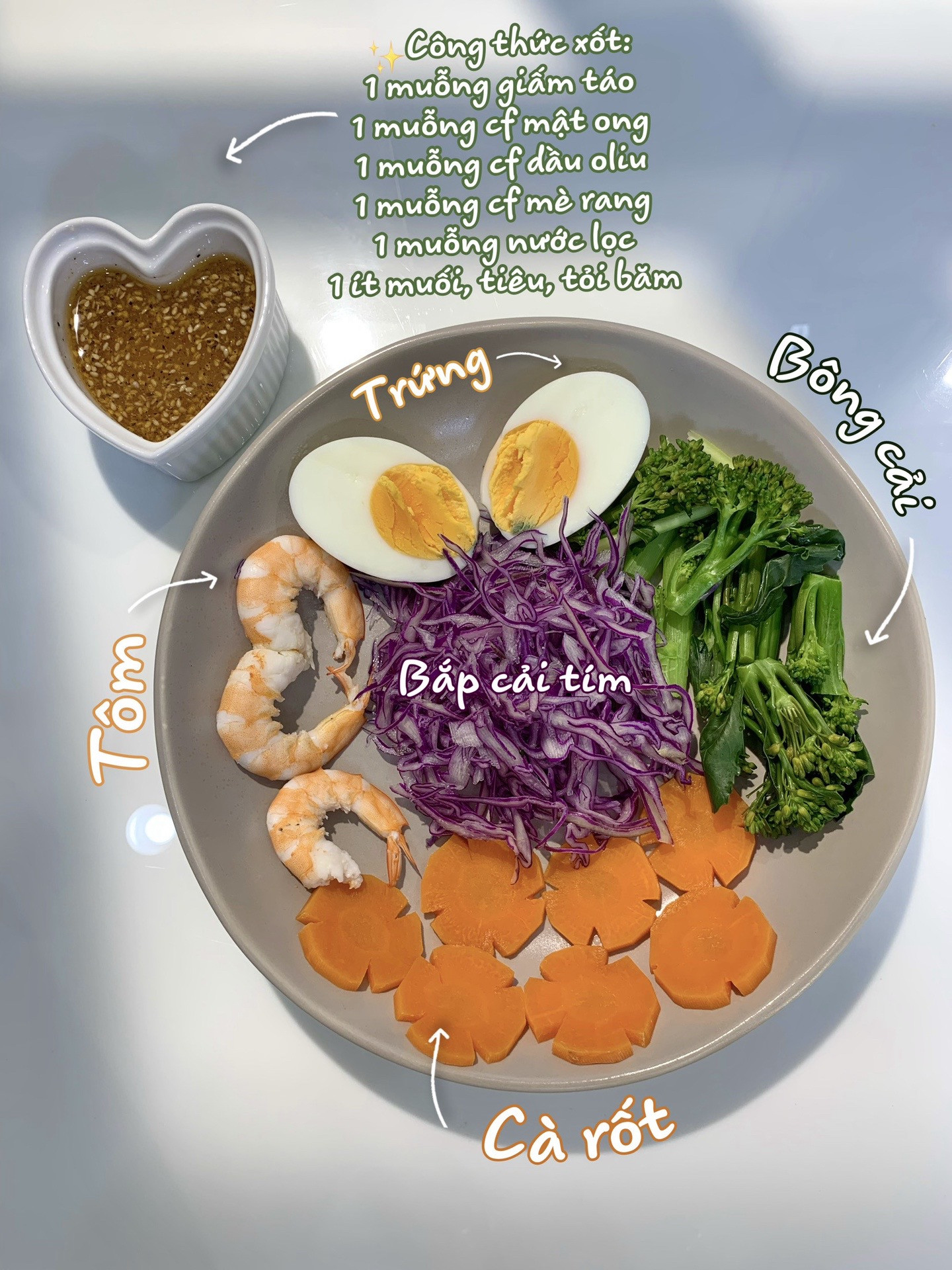 GỢI Ý 4 SALAD CẦU VỒNG HEALTHY CHO NGƯỜI ĐÓI ĐÊM 🌿