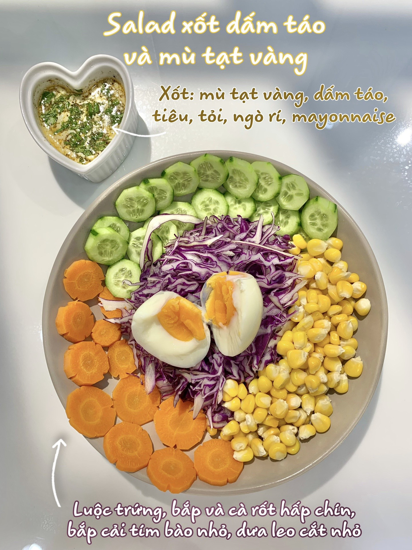 GỢI Ý 4 SALAD CẦU VỒNG HEALTHY CHO NGƯỜI ĐÓI ĐÊM 🌿
