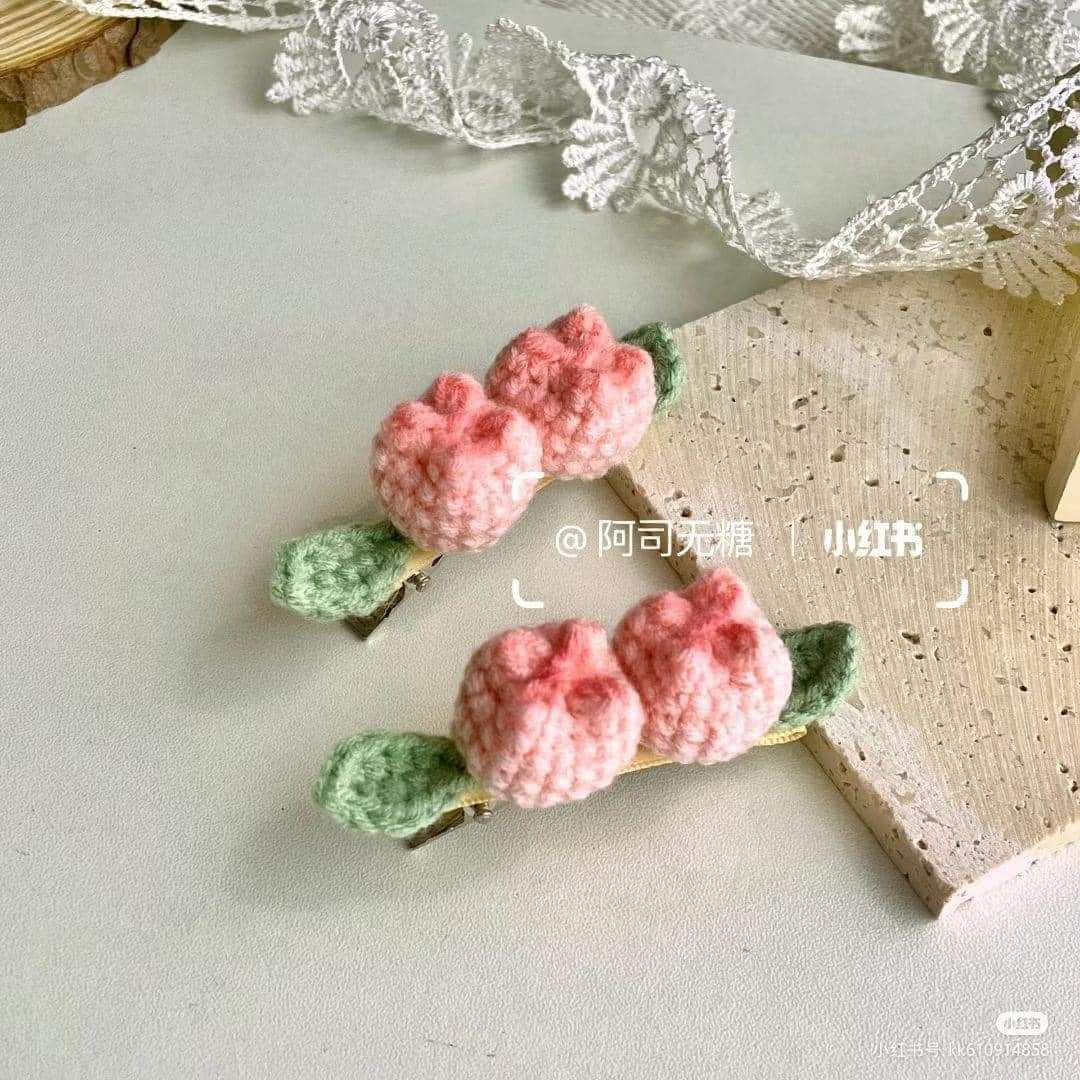 Hướng dẫn móc kẹp tóc hình trái tim dễ thương cho người mới bắt đầu