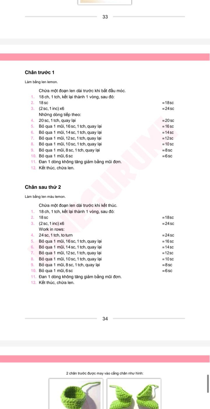 Hướng dẫn móc len Amigurumi rồng dễ thương và sáng tạo