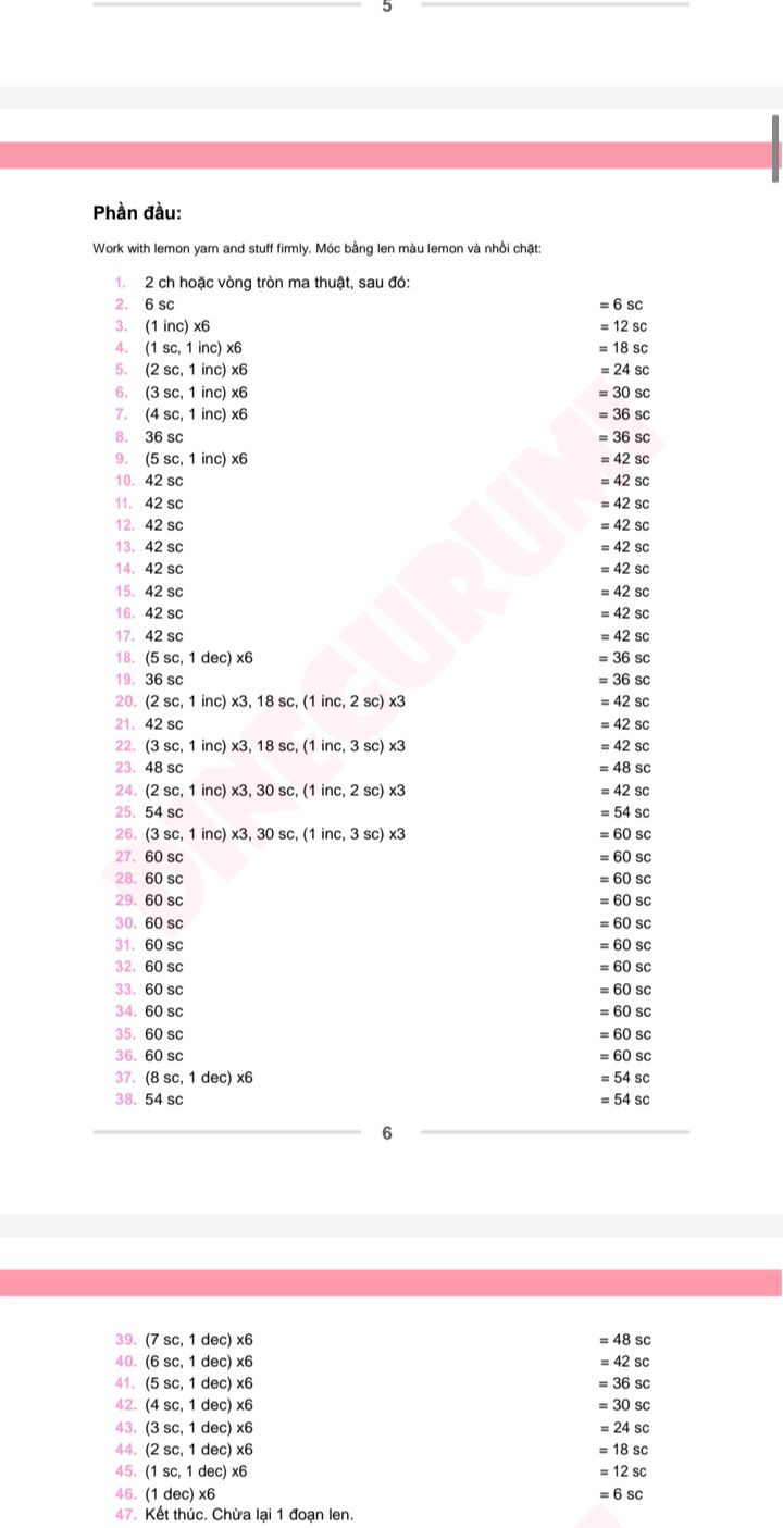 Hướng dẫn móc len Amigurumi rồng dễ thương và sáng tạo