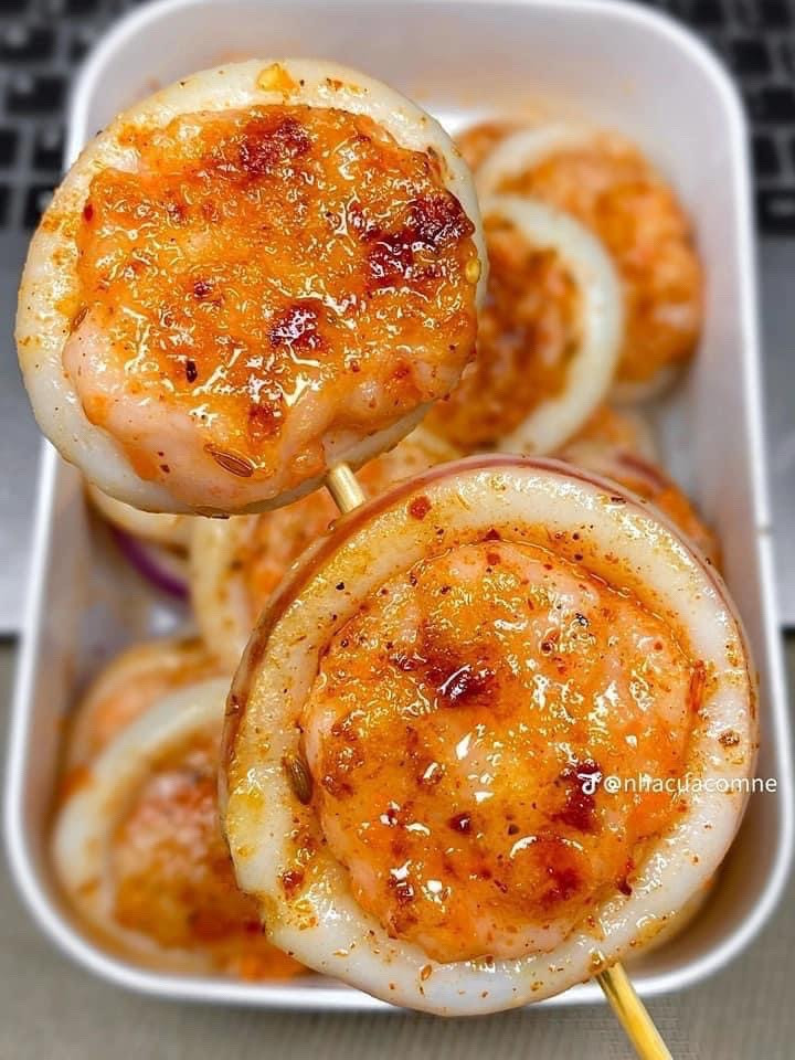 Hướng Dẫn Móc Len: Biểu Đồ Mẫu Tôm Nhồi Mực Đẹp Mắt