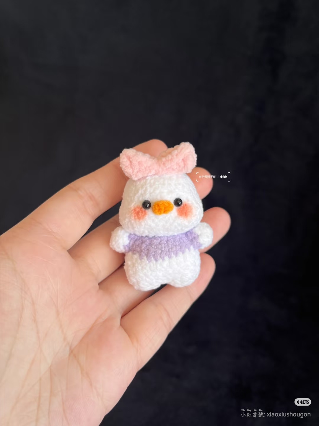 Hướng dẫn móc len Donald và Daisy dễ thương từ sợi nhung gấu