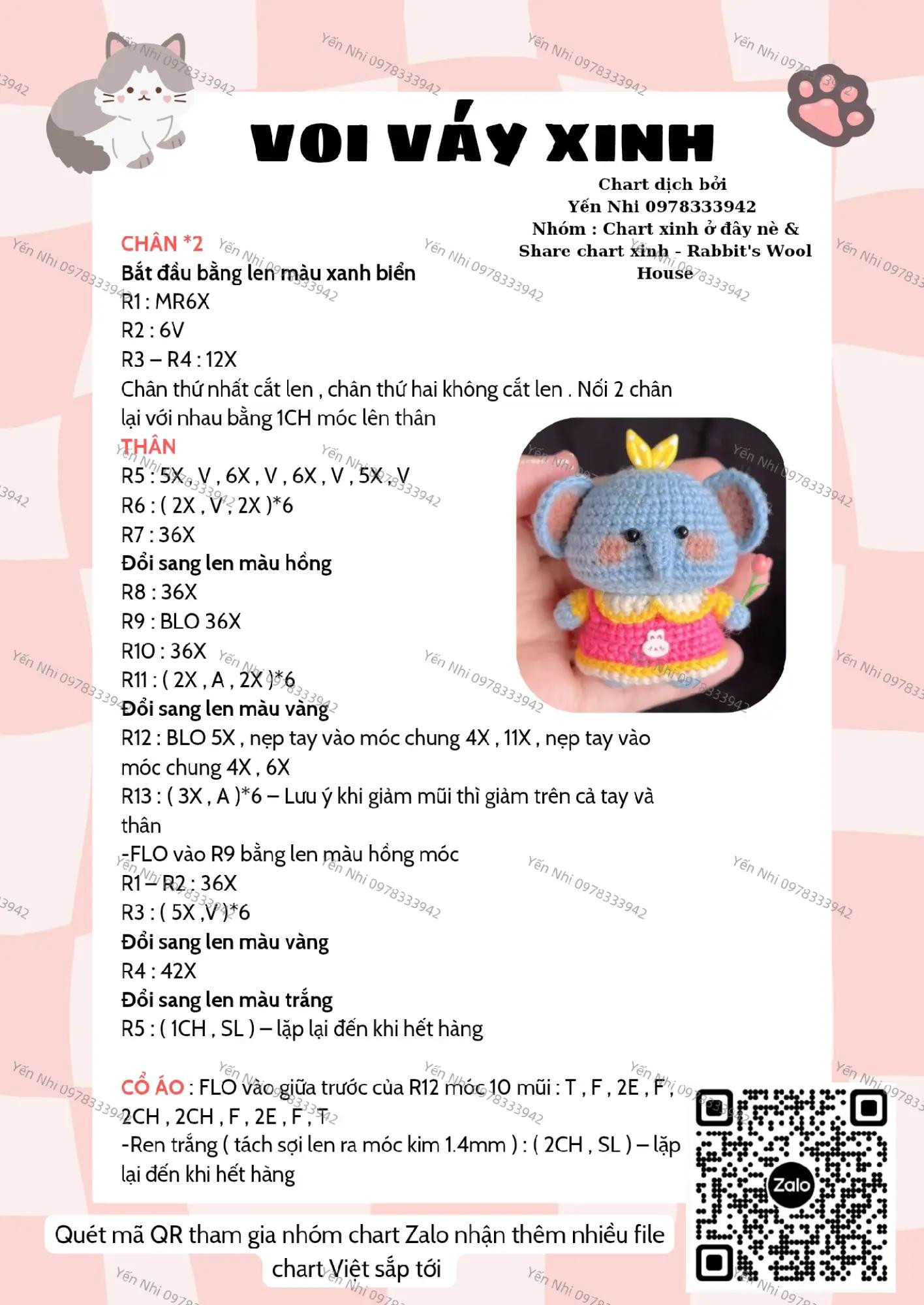 Hướng dẫn móc len gấu trúc và koala dễ thương cho người mới bắt đầu