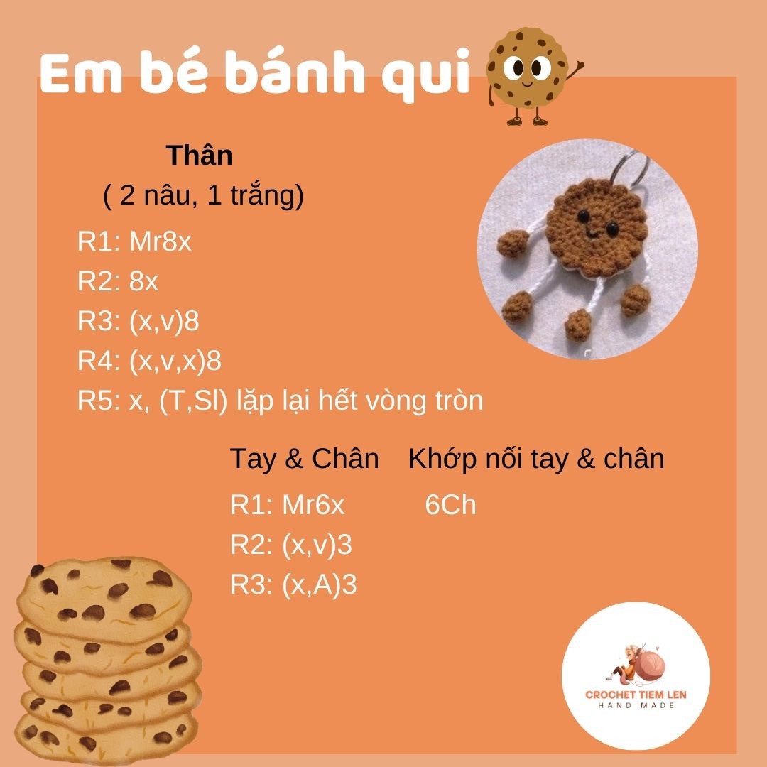 Hướng dẫn móc len hoa cười dễ thương cho người mới bắt đầu