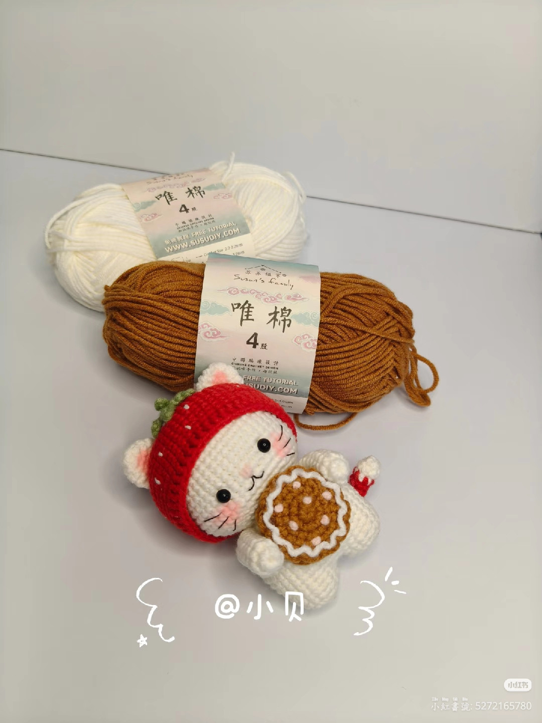 Hướng dẫn móc len mèo Mochi dễ thương từ Vitamin Crochet