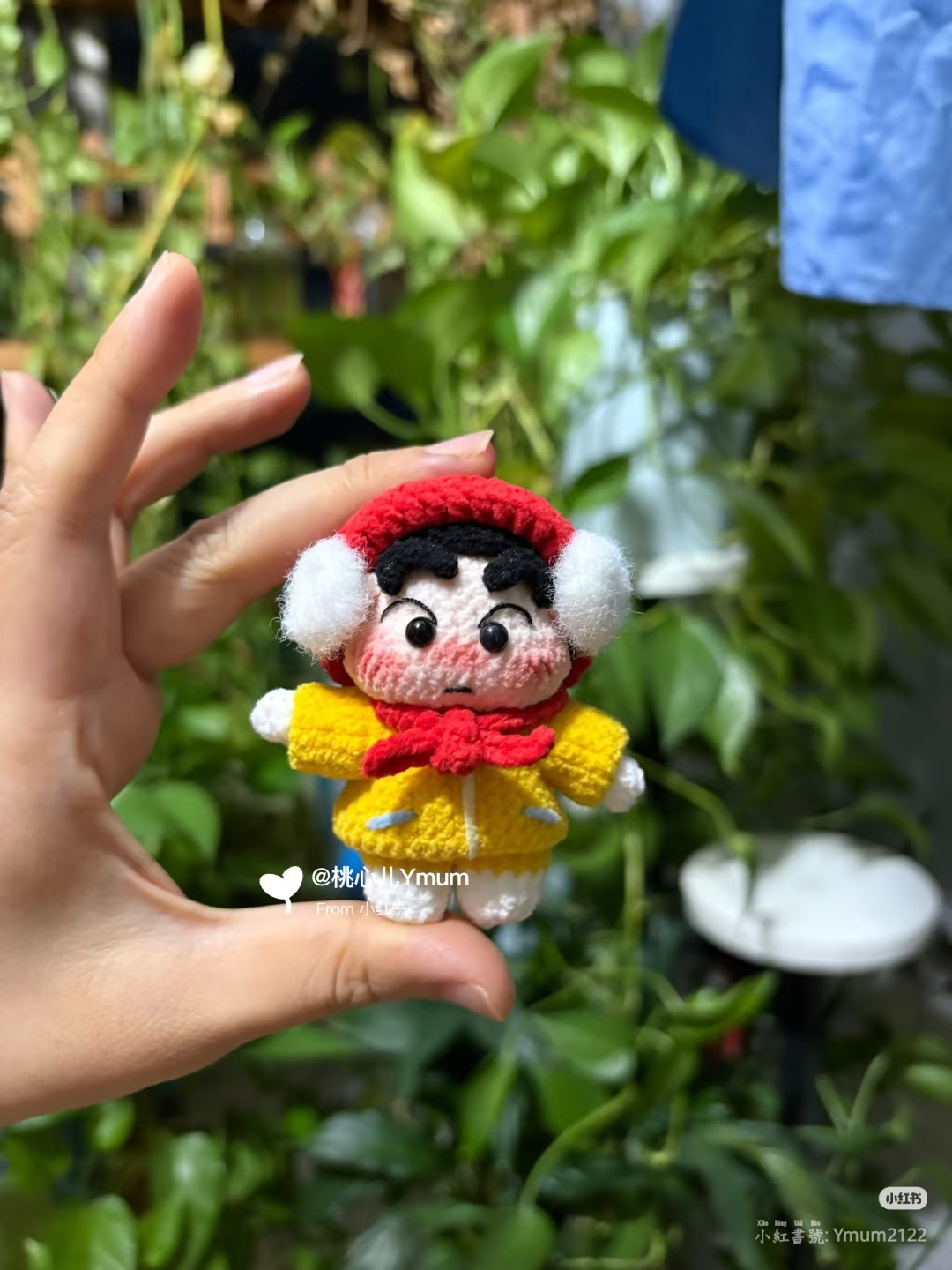 Hướng dẫn móc len Shin-chan cosplay cực dễ thương cho người mới bắt đầu