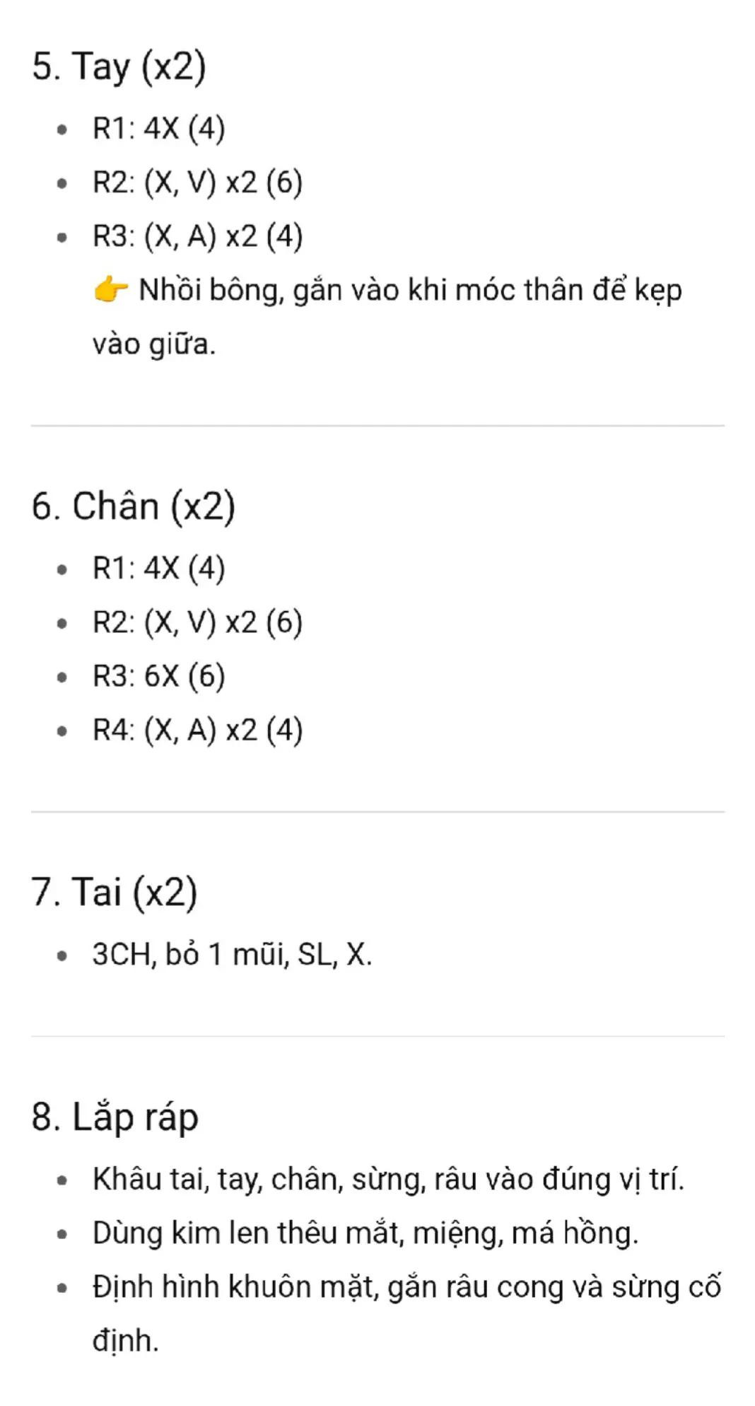 hướng dẫn móc ong cừu