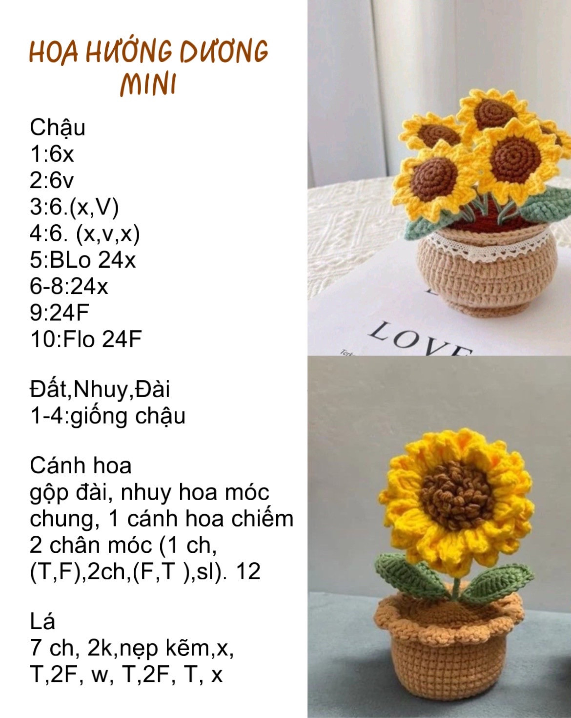 Khám phá nghệ thuật móc hoa mini với hướng dẫn chi tiết và dễ hiểu