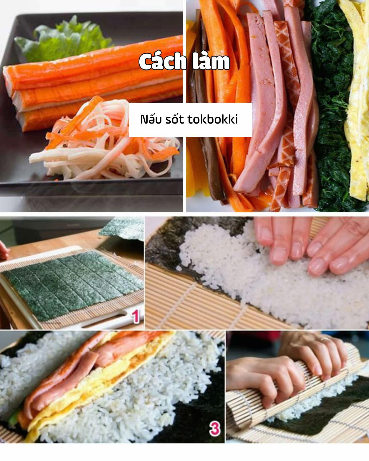 KIMBAP CƠM CUỘN RONG BIỂN