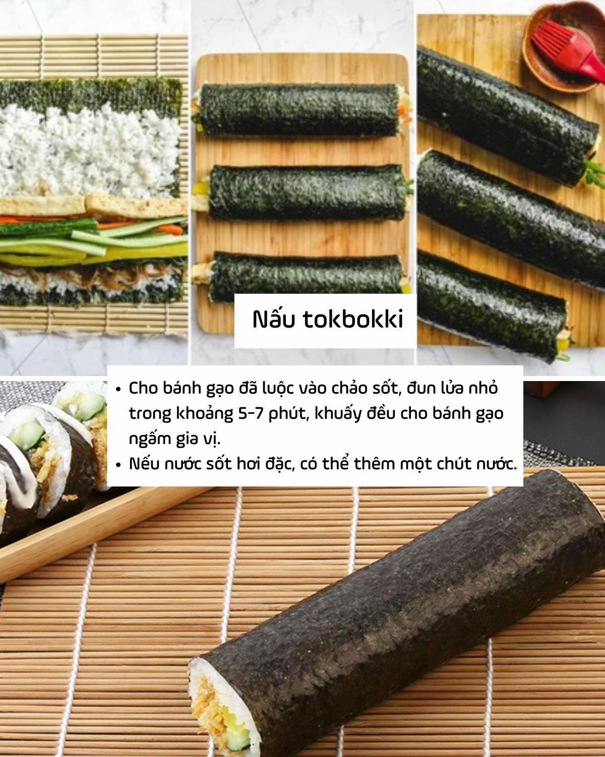 KIMBAP CƠM CUỘN RONG BIỂN