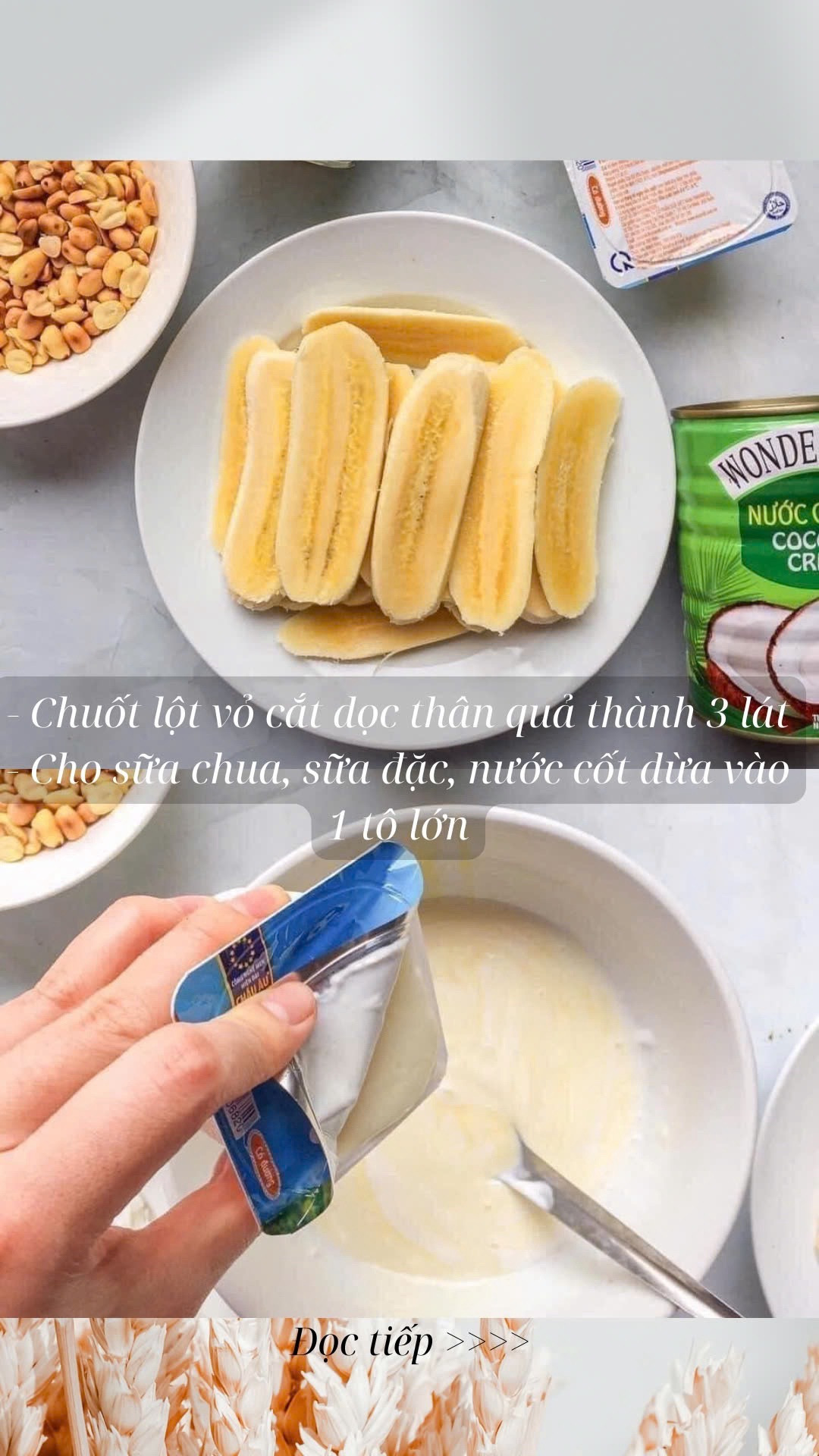 Làm kem chuối thật dễ
