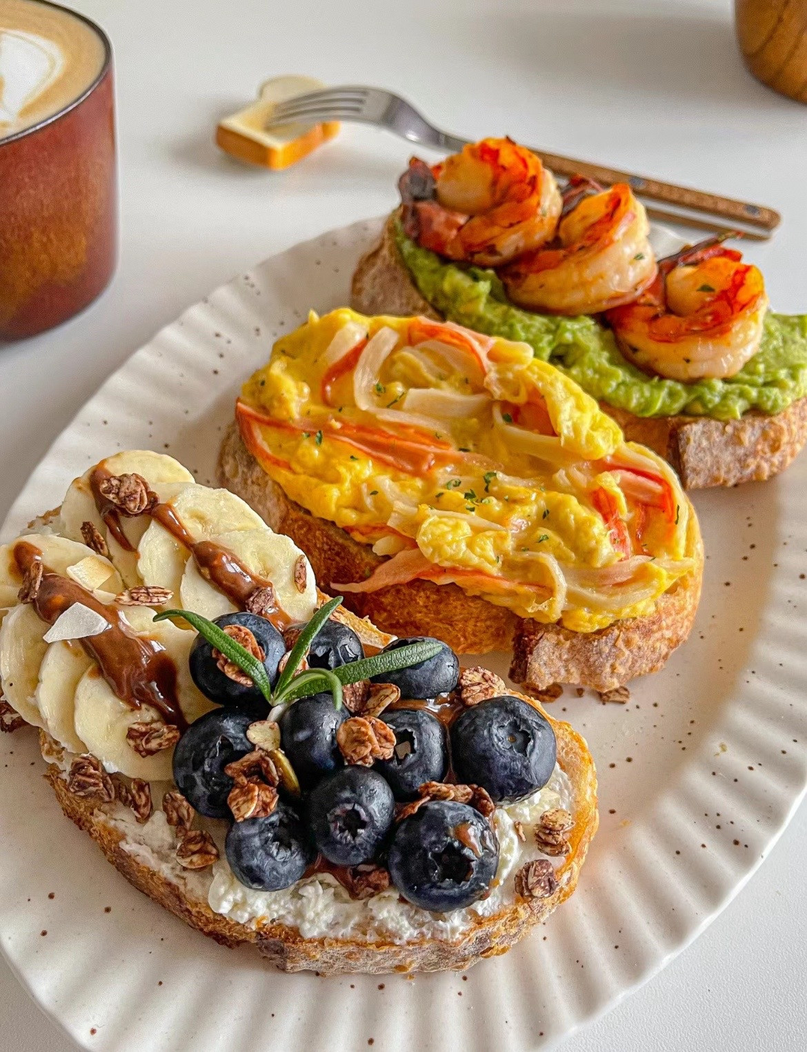 Low fat & low carbs sandwich ideas🥪🦐🫐🥑