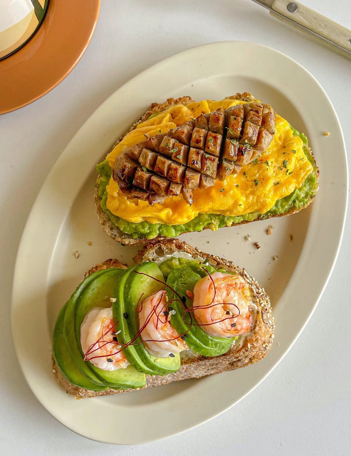 Low fat & low carbs sandwich ideas🥪🦐🫐🥑