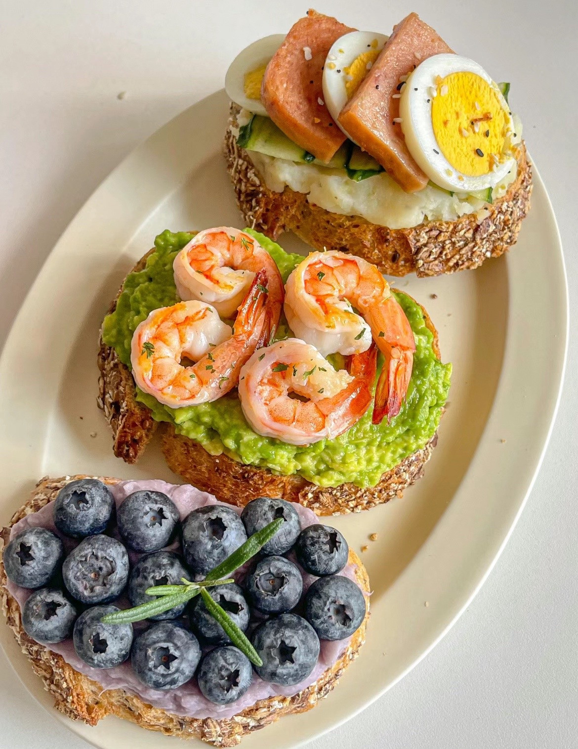 Low fat & low carbs sandwich ideas🥪🦐🫐🥑
