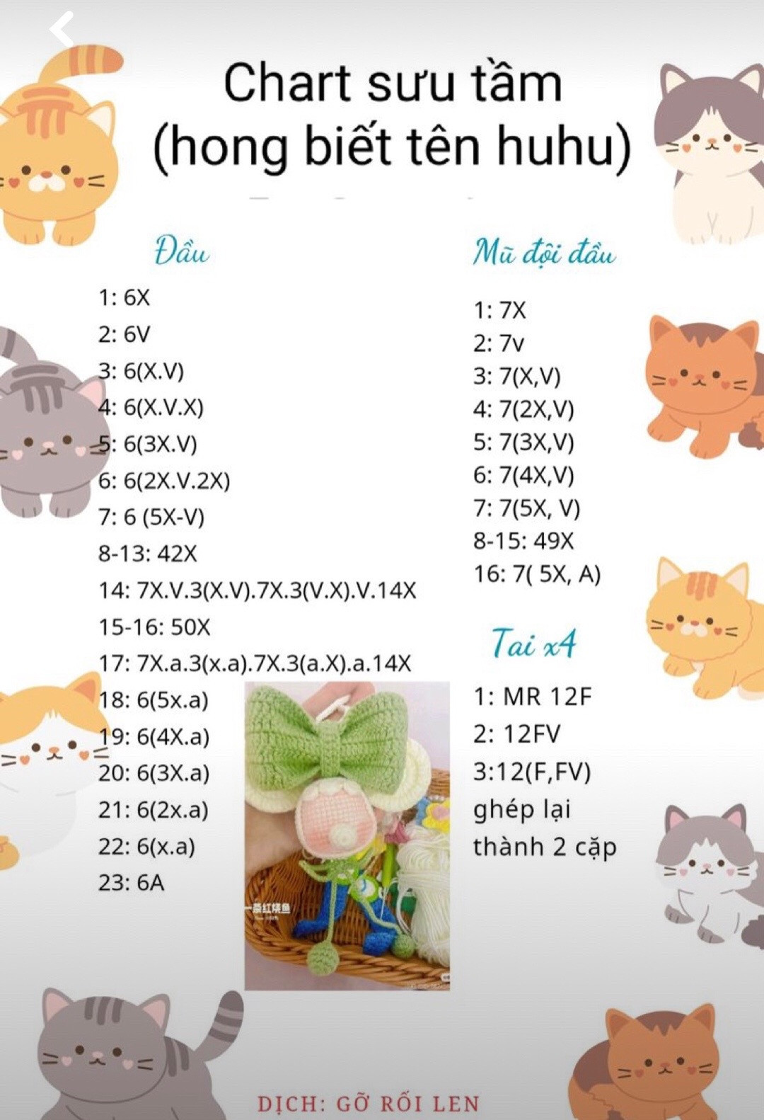 Mẫu móc len nơ xanh pastel dễ thương cho mọi không gian