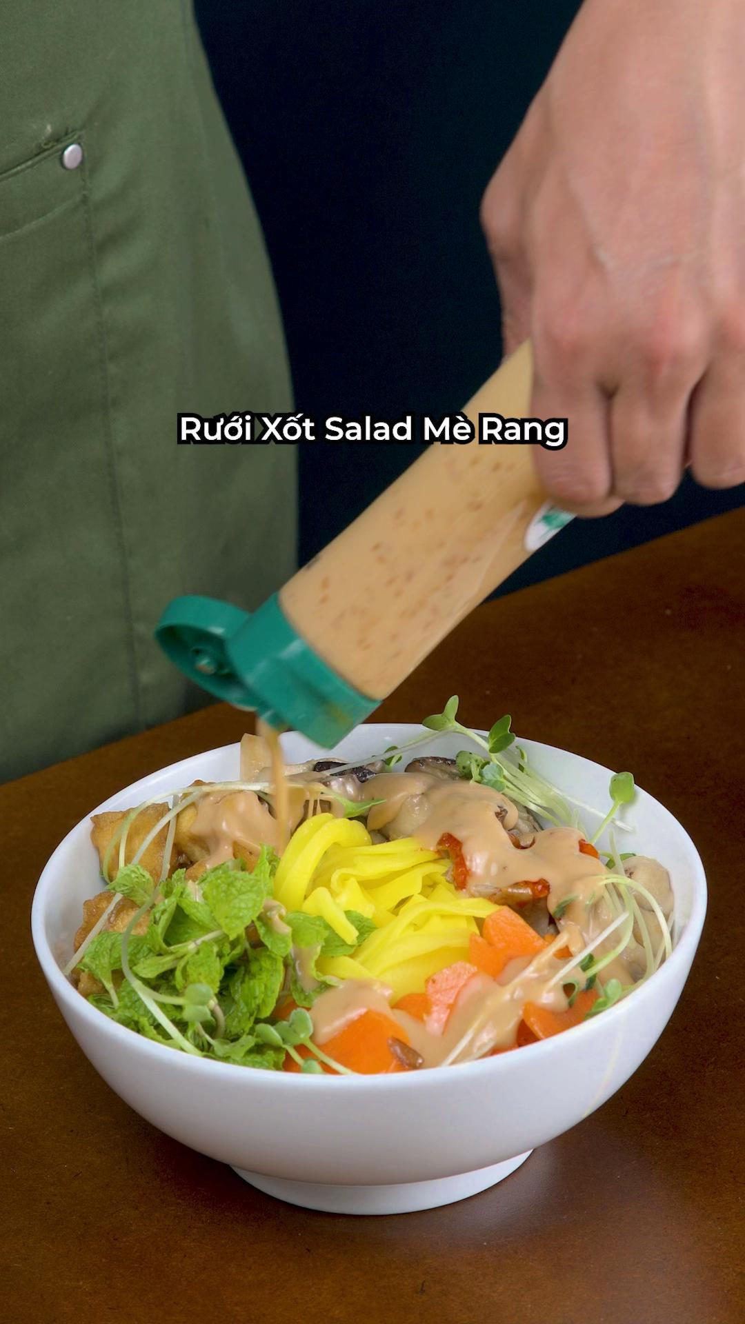 Mì Quảng Chay Thơm Lừng Xốt Tương Mè