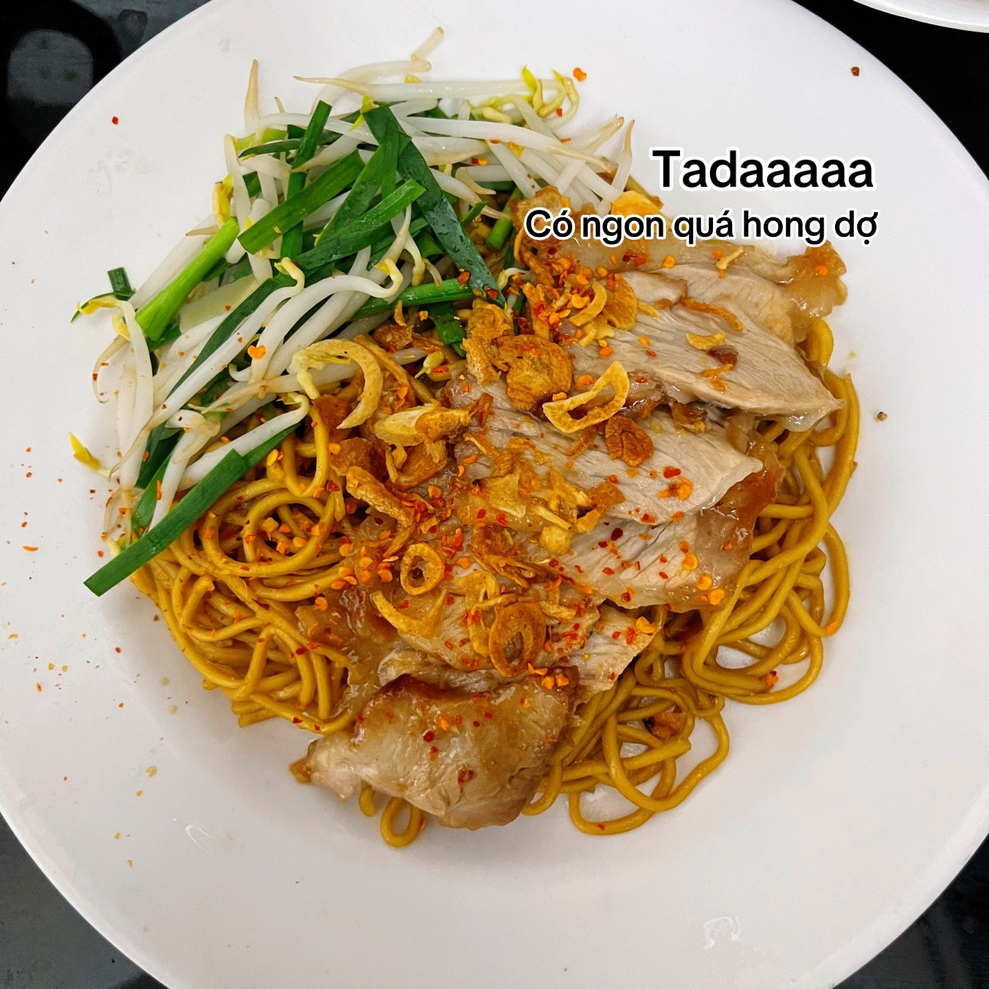 Mì Xá Xíu Trộn Đậm Đà Hương Vị