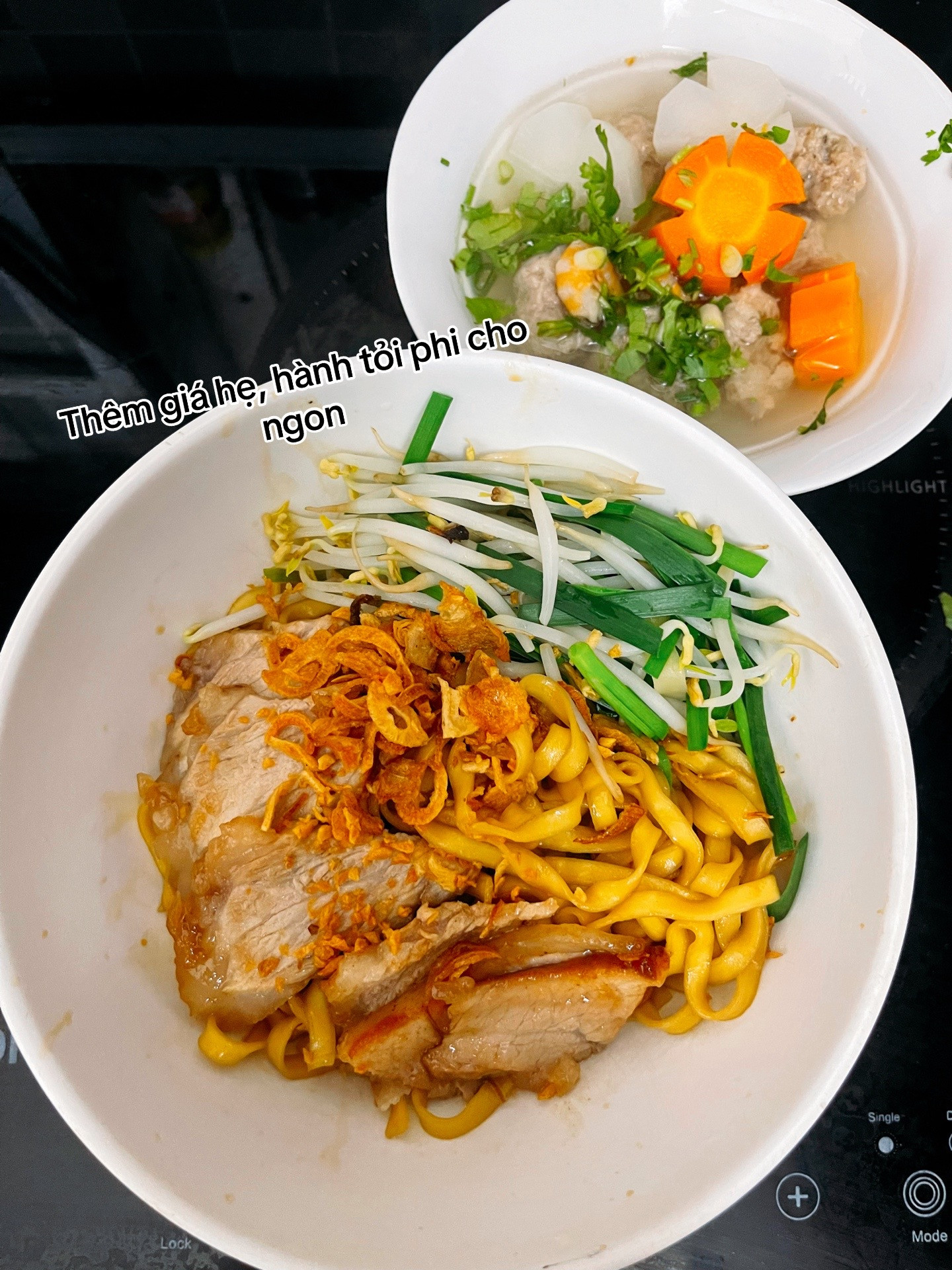 Mì Xá Xíu Trộn Đậm Đà Hương Vị