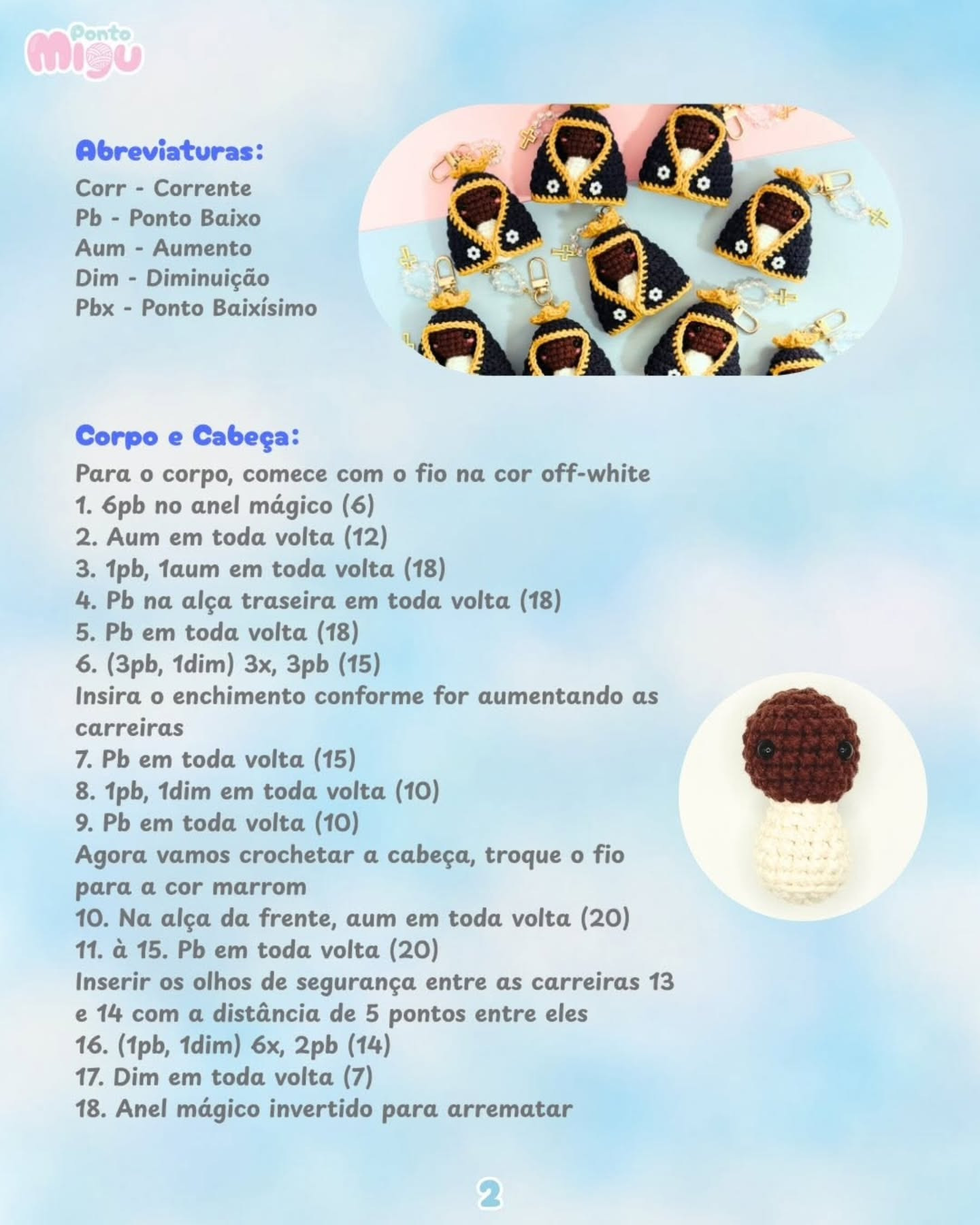 Mini Santinha: Receita Gratuita para Amigurumi Exclusivo