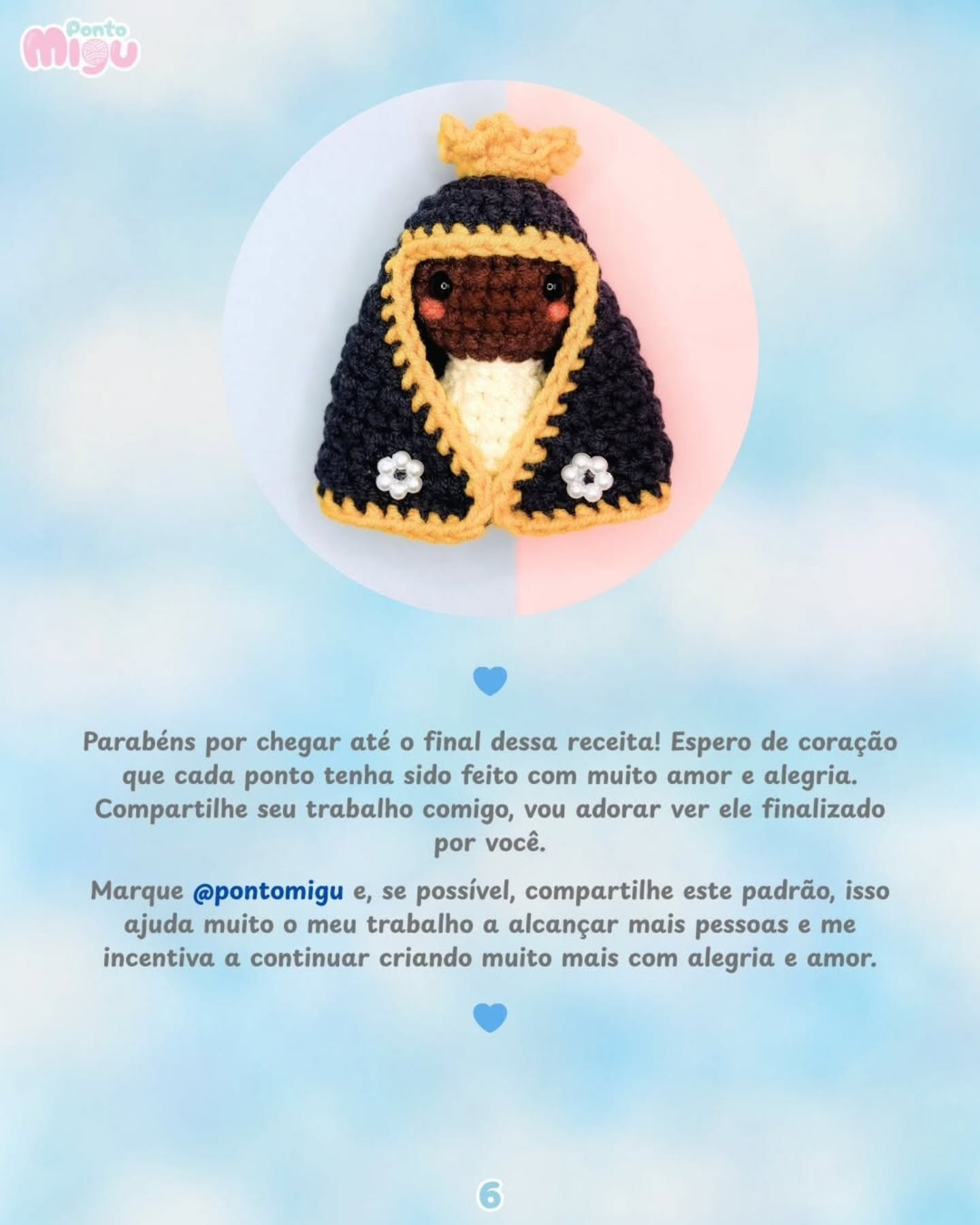 Mini Santinha: Receita Gratuita para Amigurumi Exclusivo