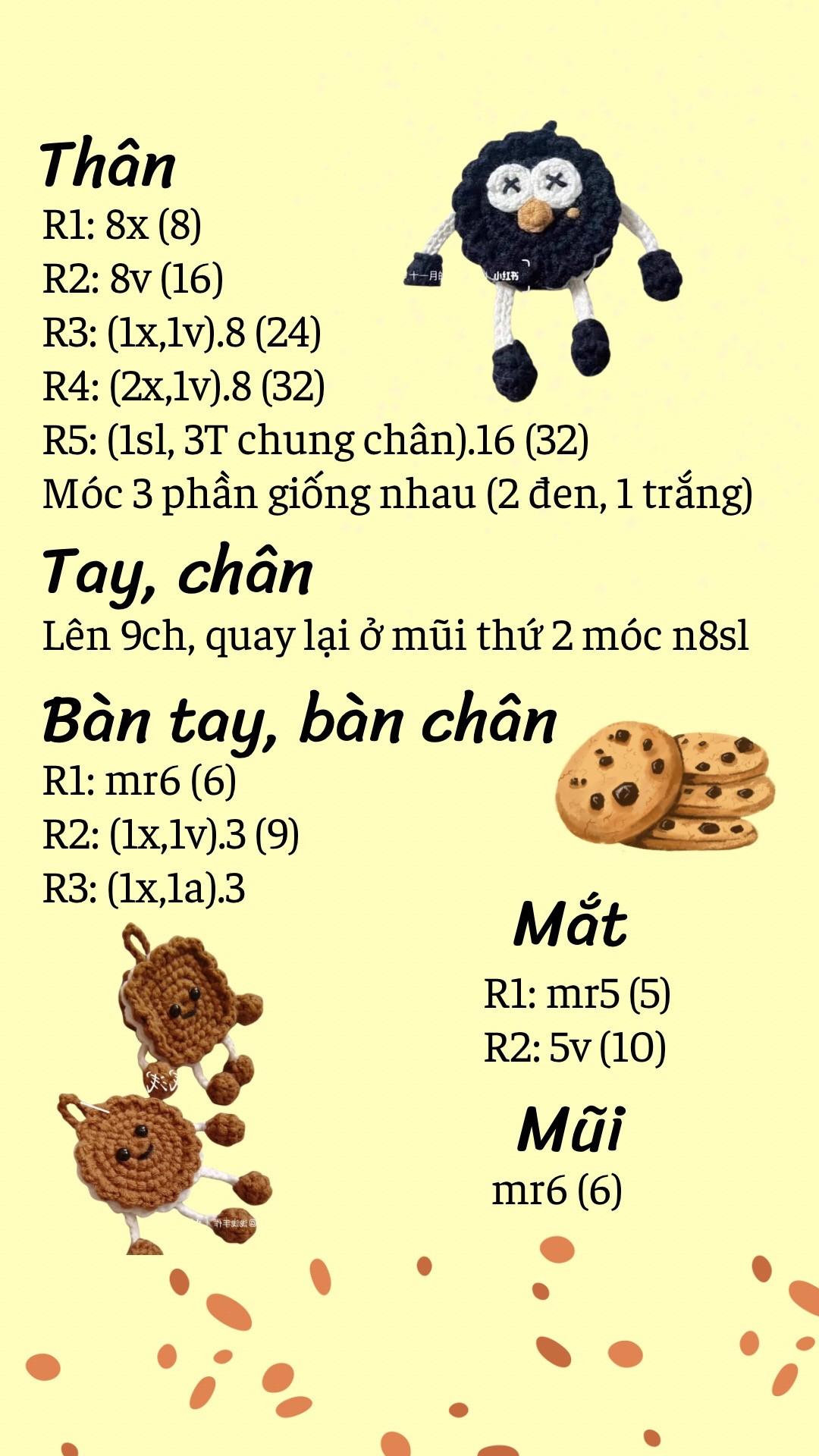Móc khoá bánh quy cookie