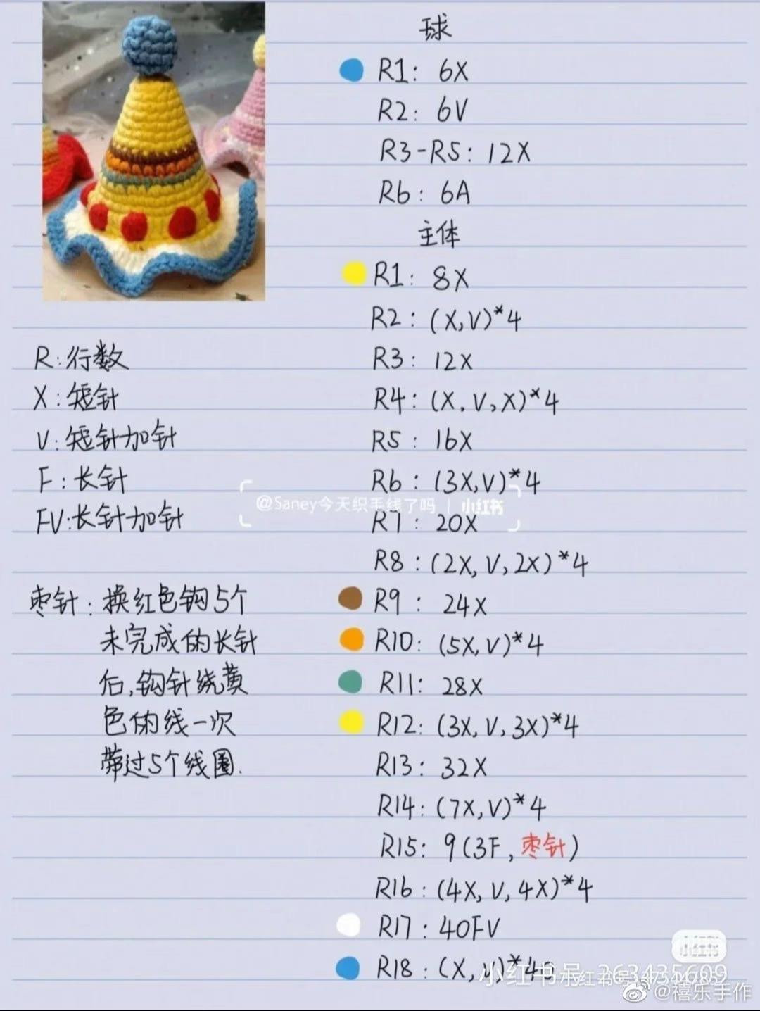 Mũ len móc tay hình ngôi sao cho tiệc sinh nhật