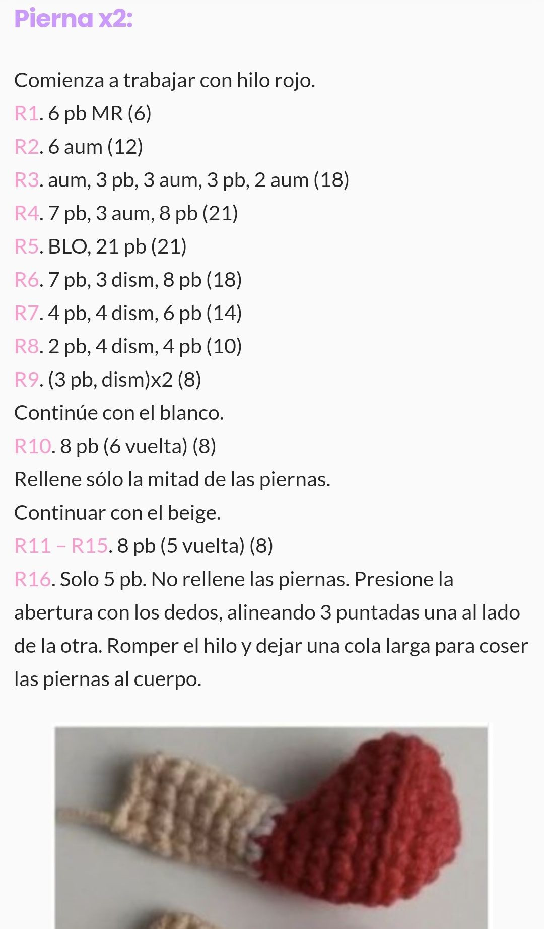 Muñeca de ganchillo inspirada en un personaje de anime