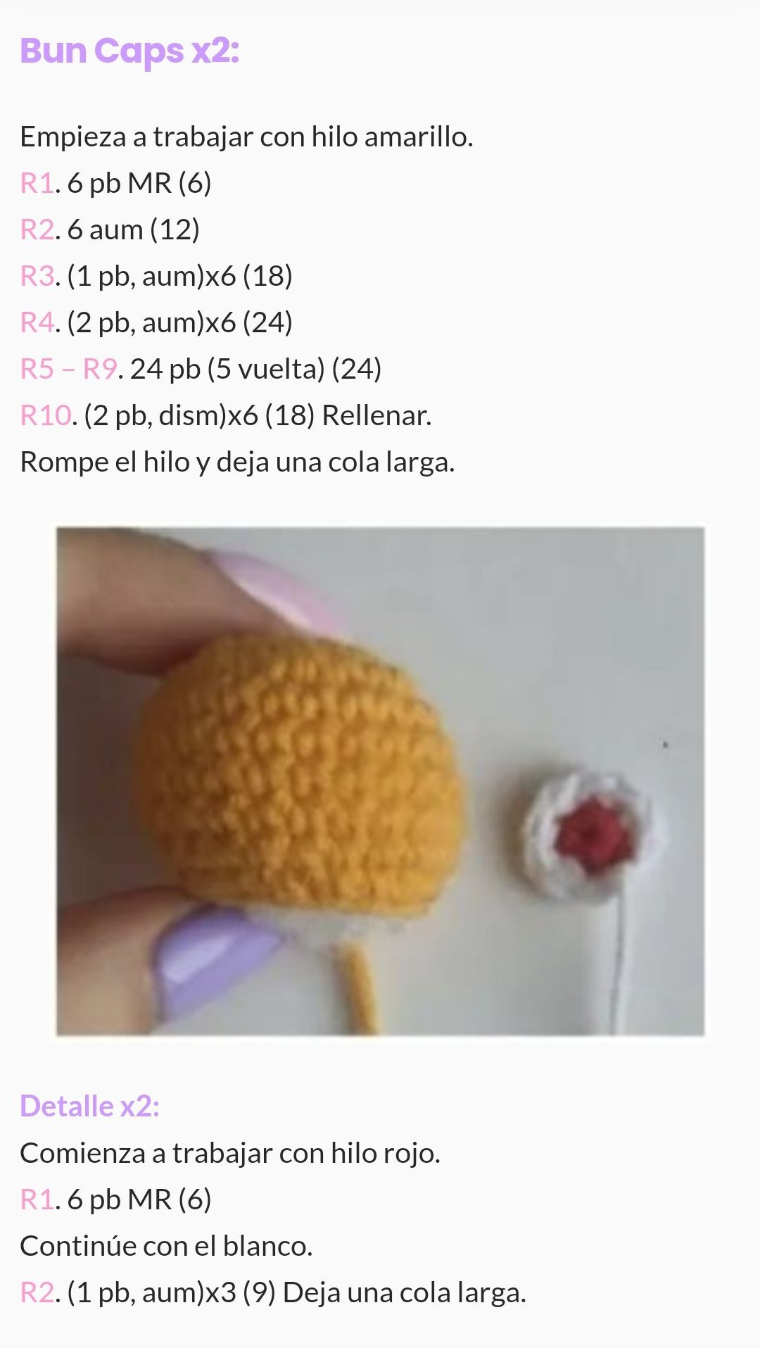 Muñeca de ganchillo inspirada en un personaje de anime