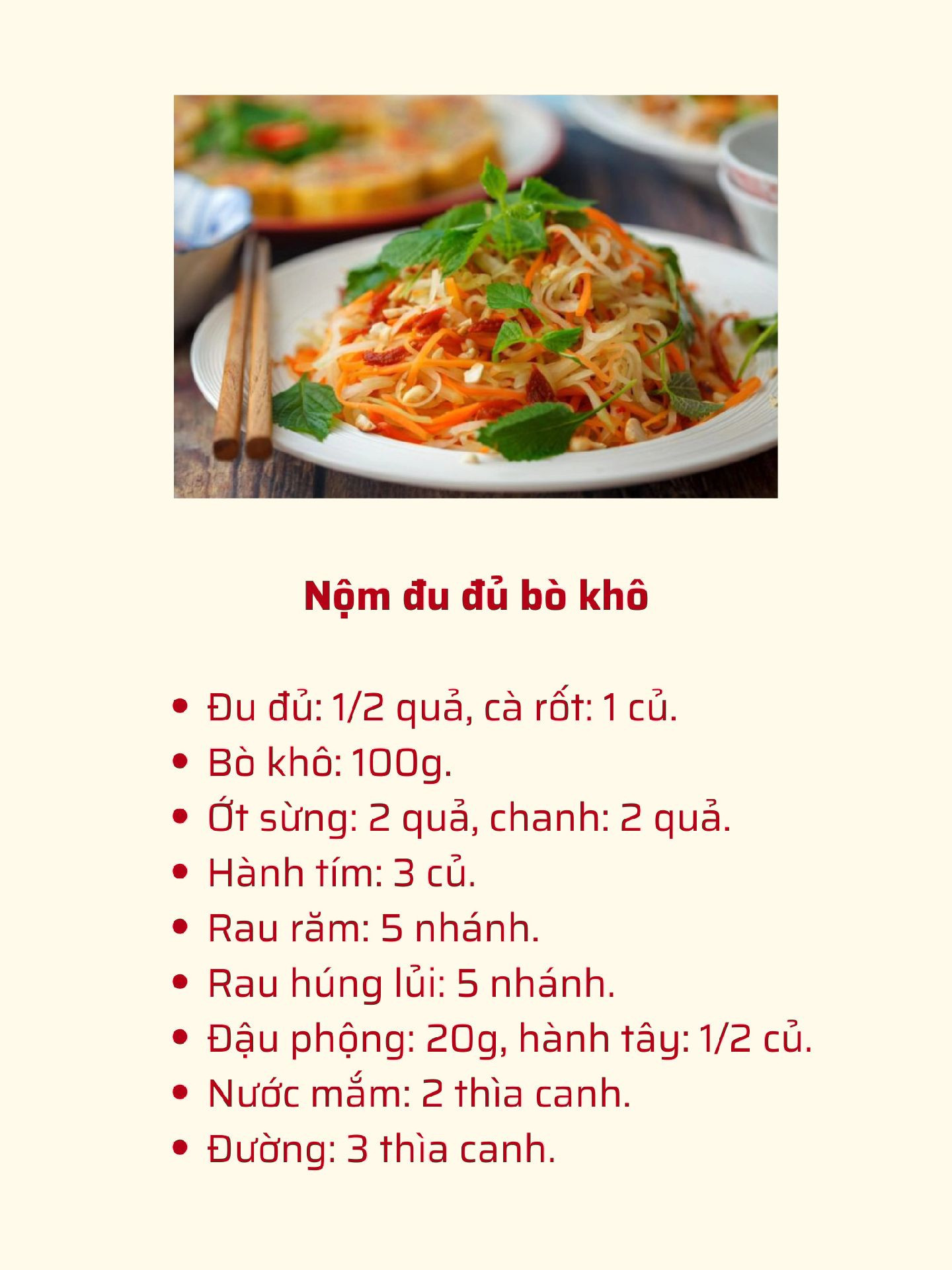 Nộm Tôm Thịt Giòn Ngon Giải Nhiệt Ngày Hè