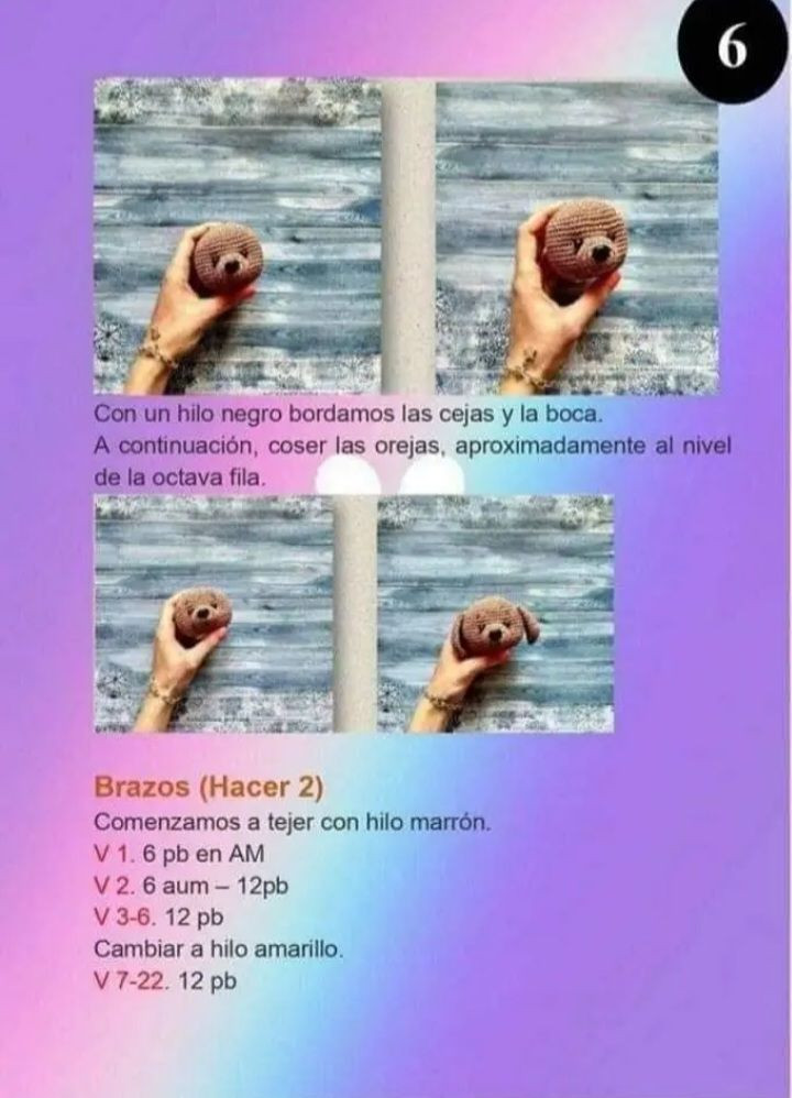 Patrón de Amigurumi: Adorables Perritos Tejidos a Crochet