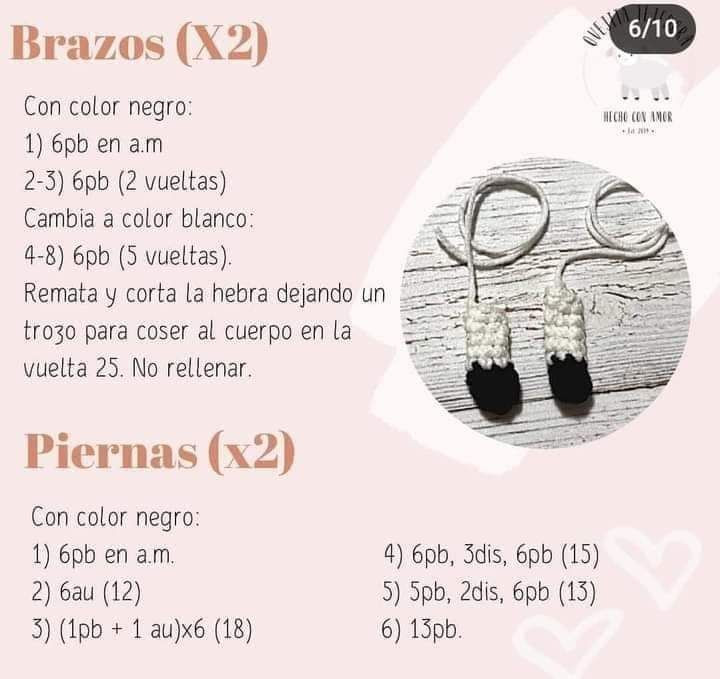 Patrón de amigurumi de cebra adorable para principiantes