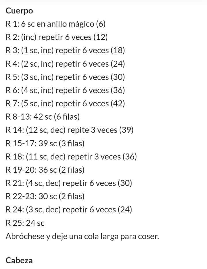 Patrón de Amigurumi de Perro Colorido Gratis