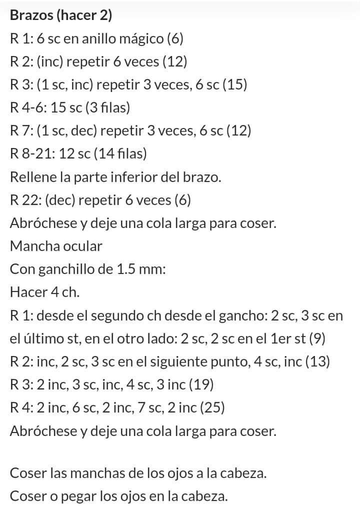 Patrón de Amigurumi de Perro Colorido Gratis