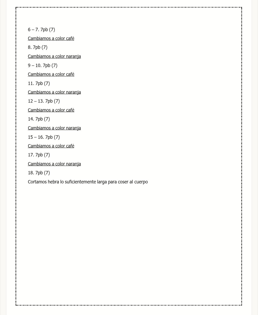 Patrón de amigurumi de tigre adorable para principiantes