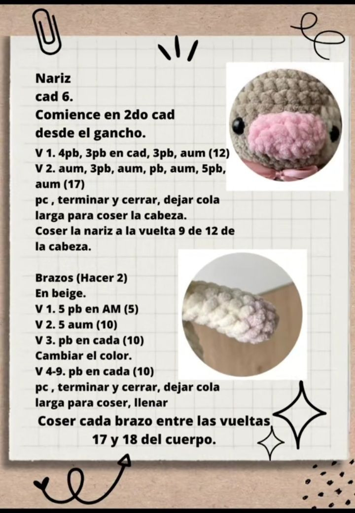 Patrón de Amigurumi de Vaquita: Crea tu propio peluche adorable