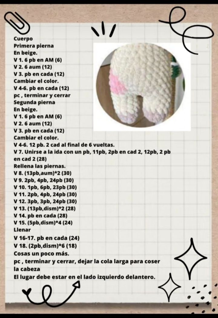 Patrón de Amigurumi de Vaquita: Crea tu propio peluche adorable