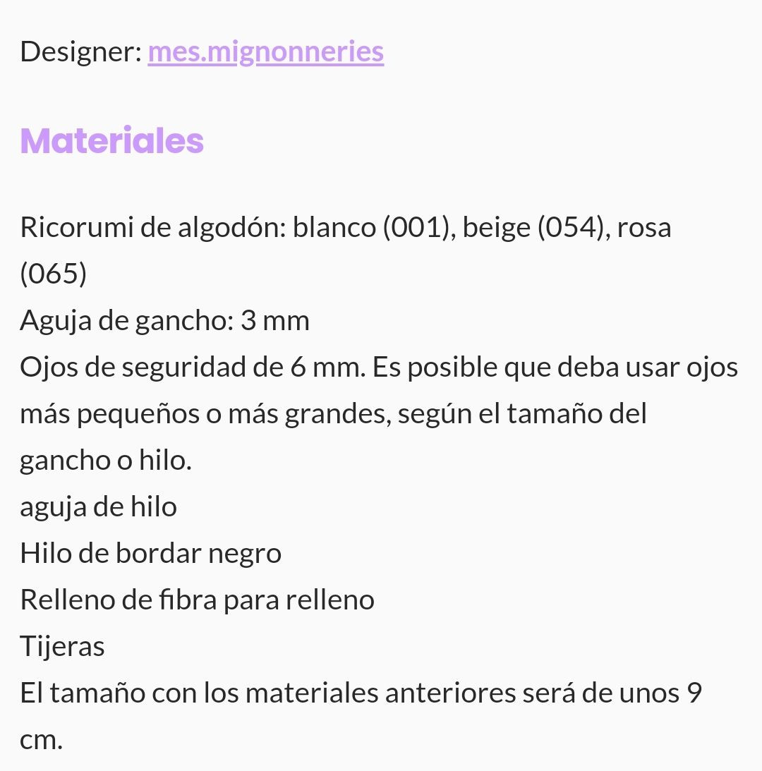 Patrón de Amigurumi Oveja Gratis en PDF para Tejer