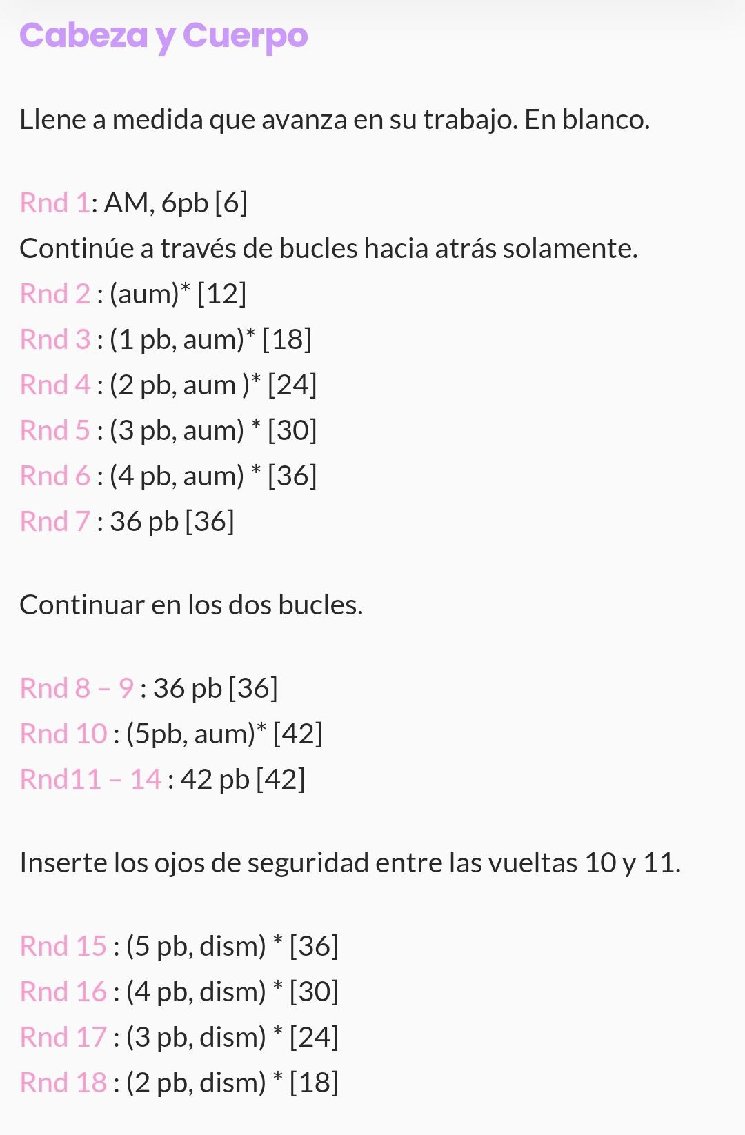 Patrón de Amigurumi Oveja Gratis en PDF para Tejer