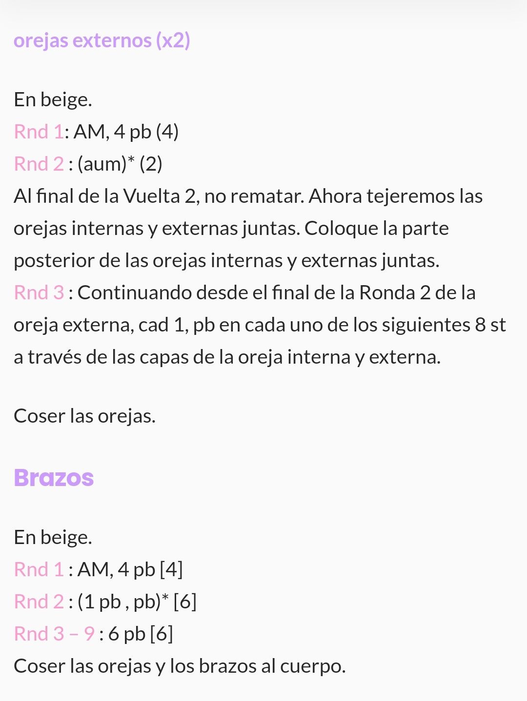 Patrón de Amigurumi Oveja Gratis en PDF para Tejer