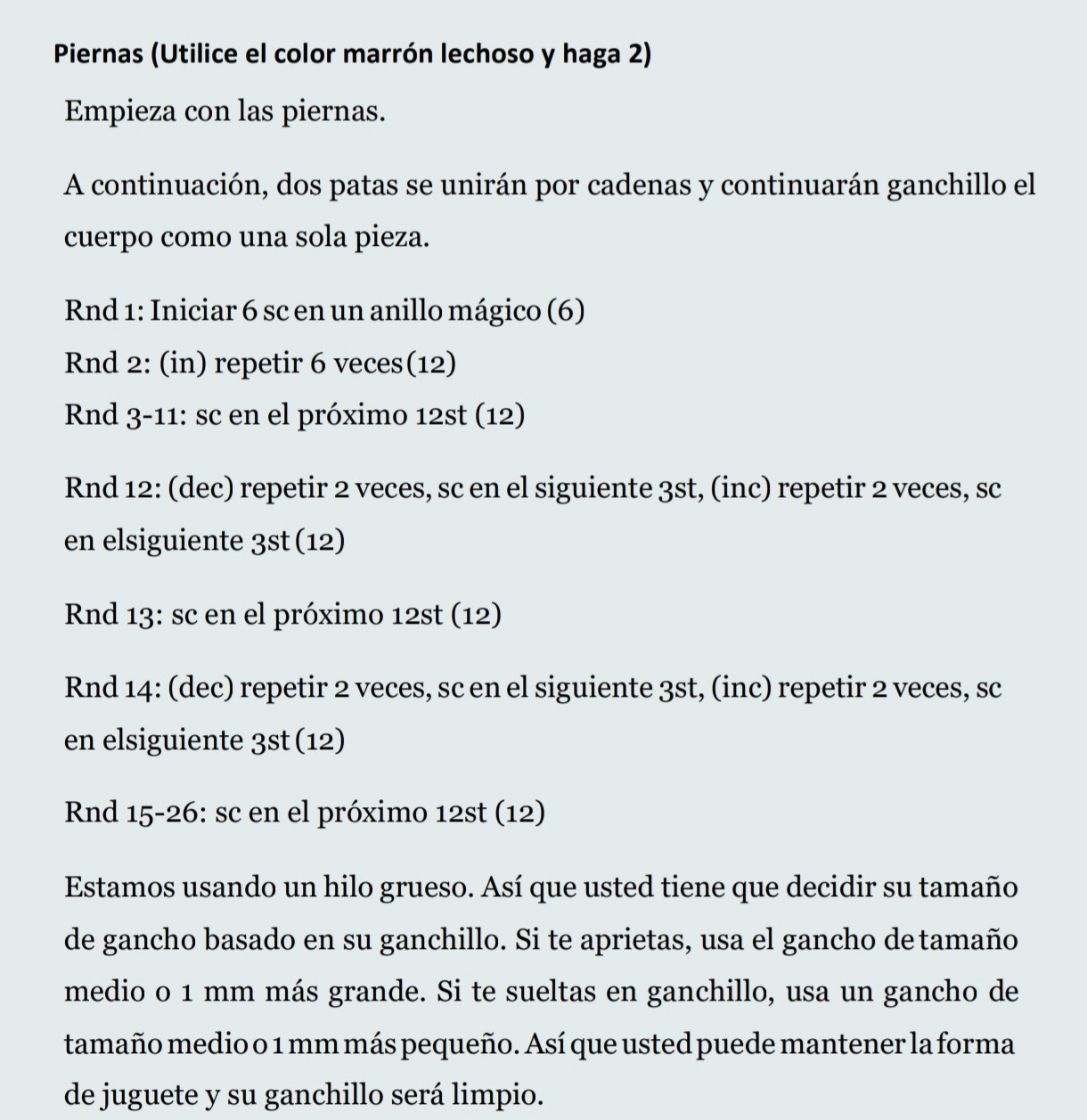 Patrón de ciervita adorable y gratuito para crochet