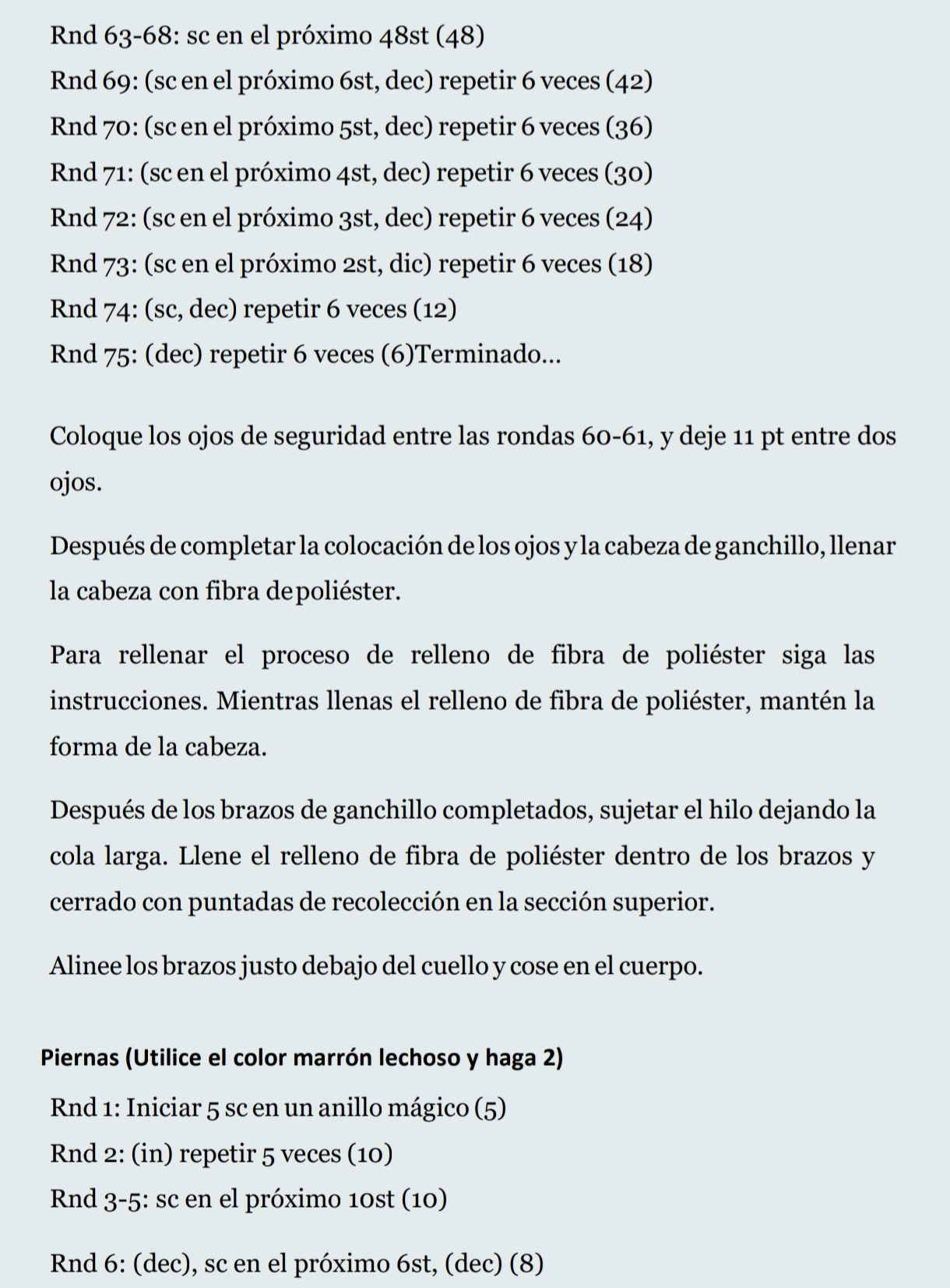 Patrón de ciervita adorable y gratuito para crochet