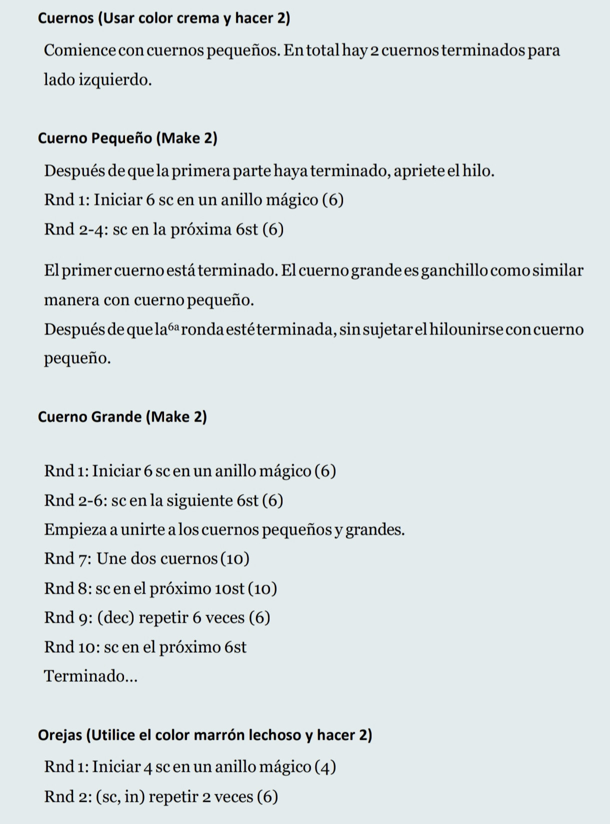 Patrón de ciervita adorable y gratuito para crochet