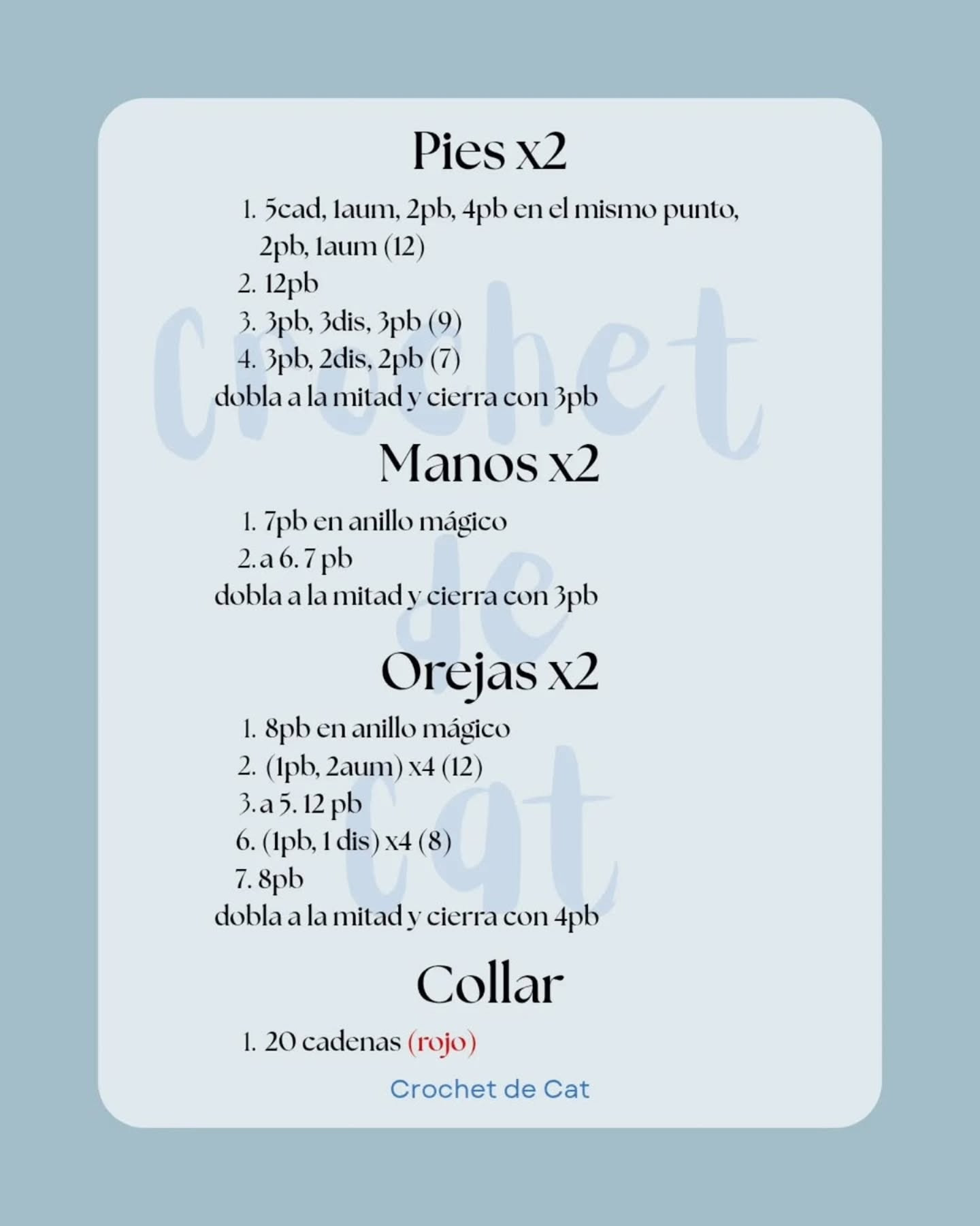 Patrón de crochet para colgante de Snoopy