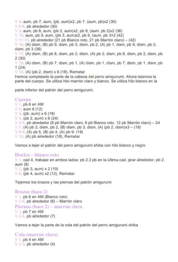 Patrón de crochet para un adorable perrito de peluche