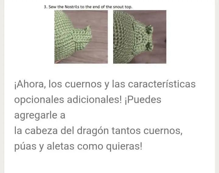 Patrón de dragón de ganchillo: Primera Parte